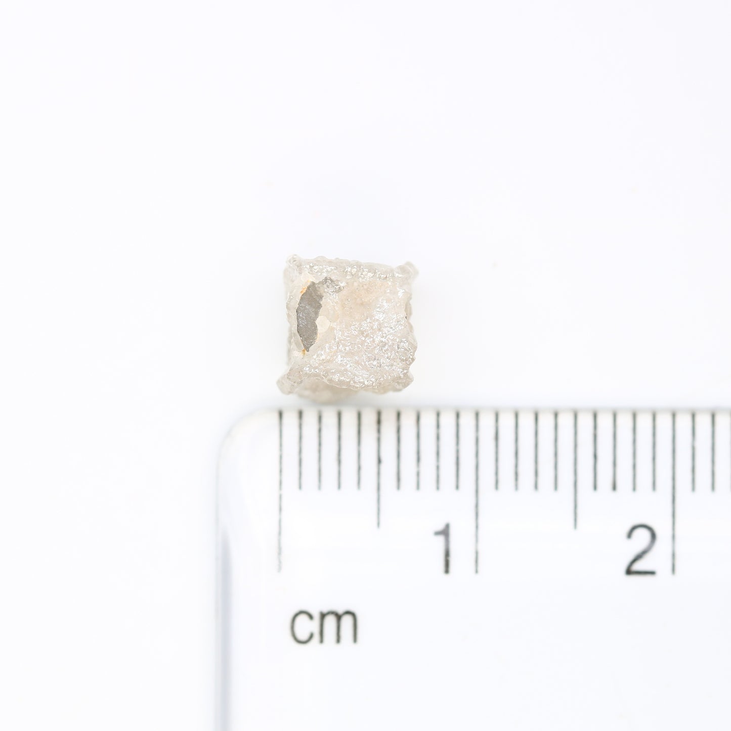 3.02 CT Uncut Grey Irregular Shape Raw Rough Diamond For Promise Ring - JayKrishna Diamond