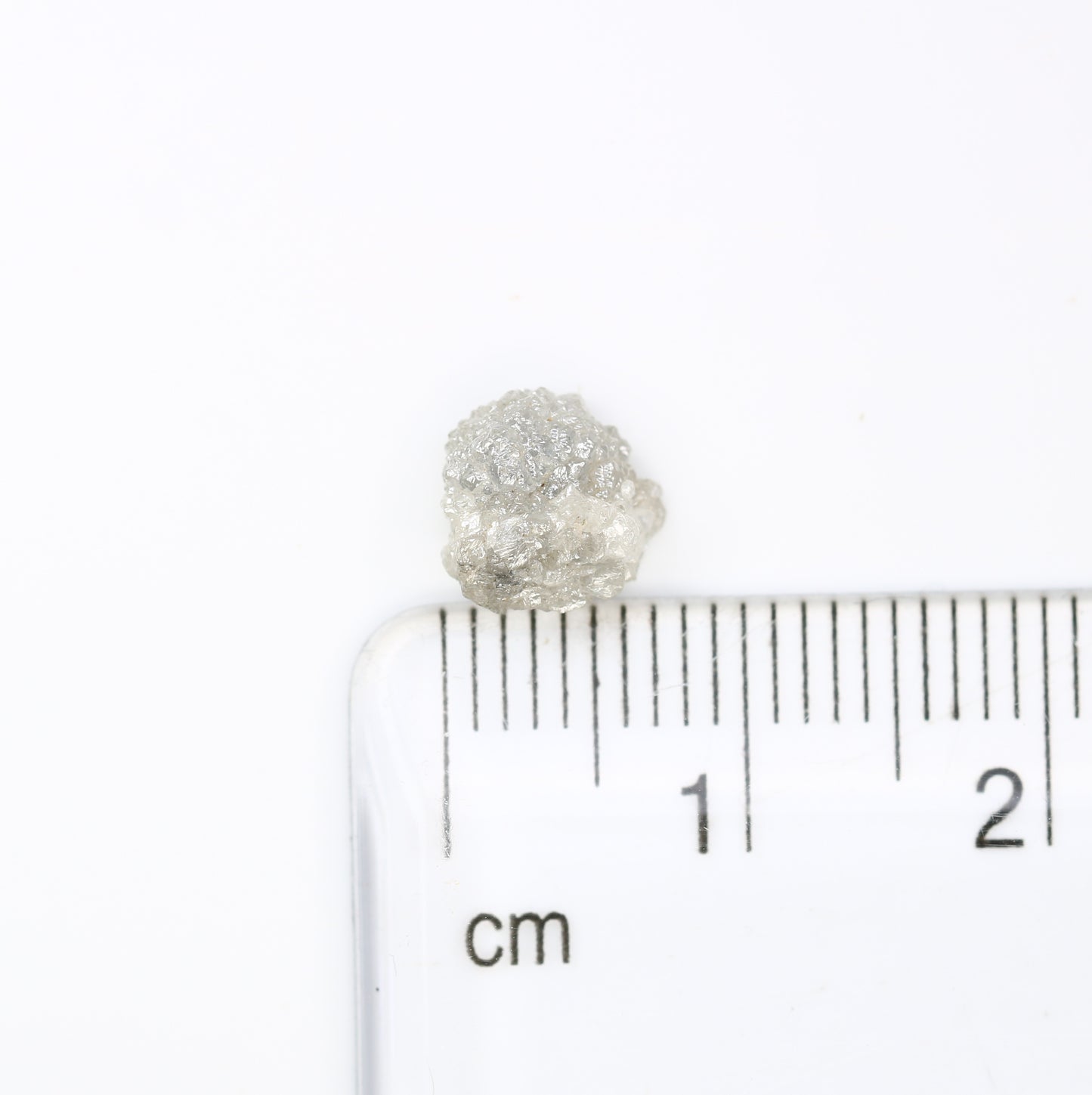 1.86 CT Raw Uncut Grey Rough Irregular Shape Diamond For Engagement Ring - JayKrishna Diamond