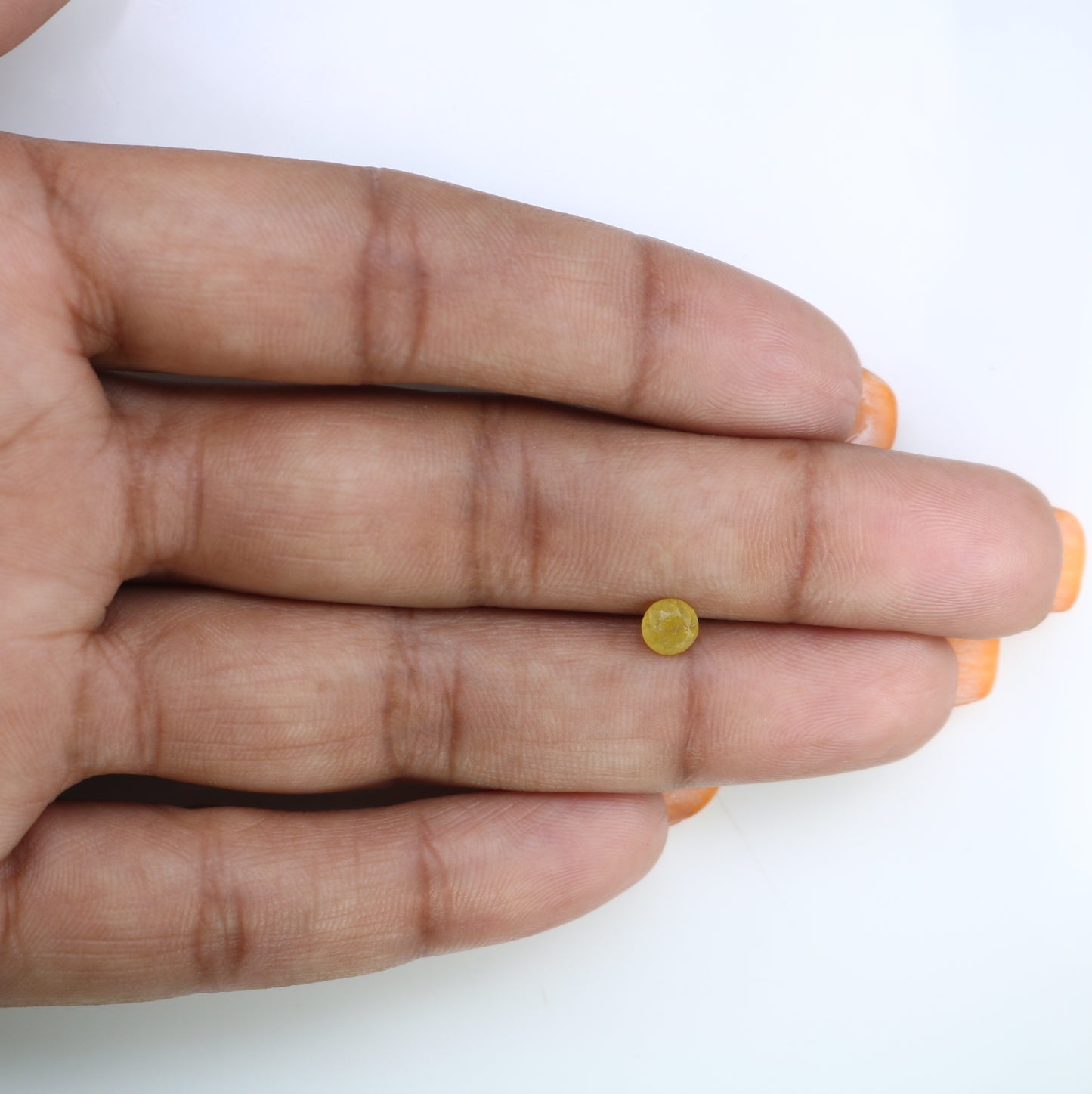 0.58 CT Round Natural Brilliant Cut Yellow Diamond – Radiant Loose Gem for Custom Engagement Rings - JayKrishna Diamond