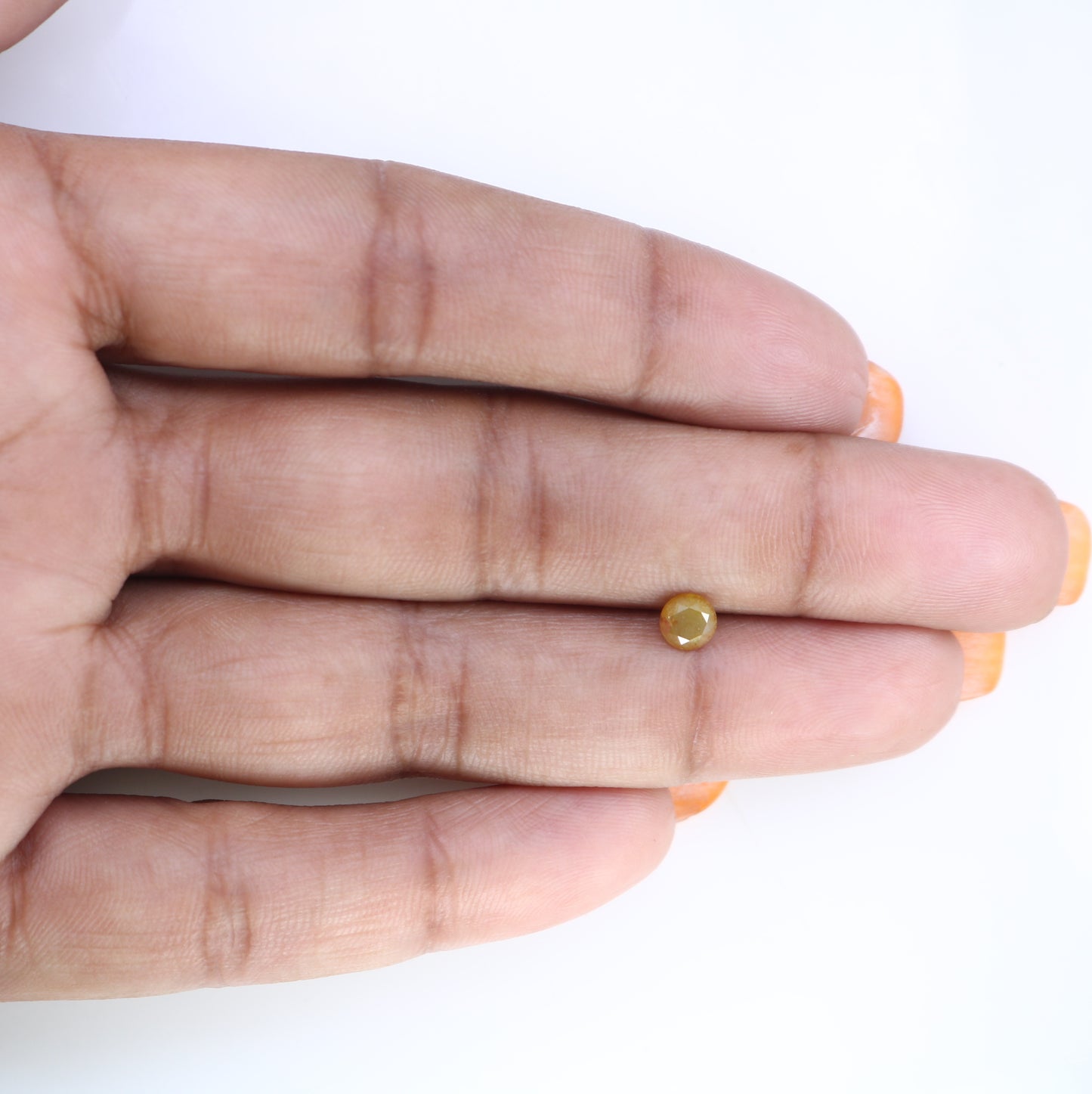 0.55 CT Brilliant Cut Round Yellow Natural Diamond For Engagement Ring - JayKrishna Diamond