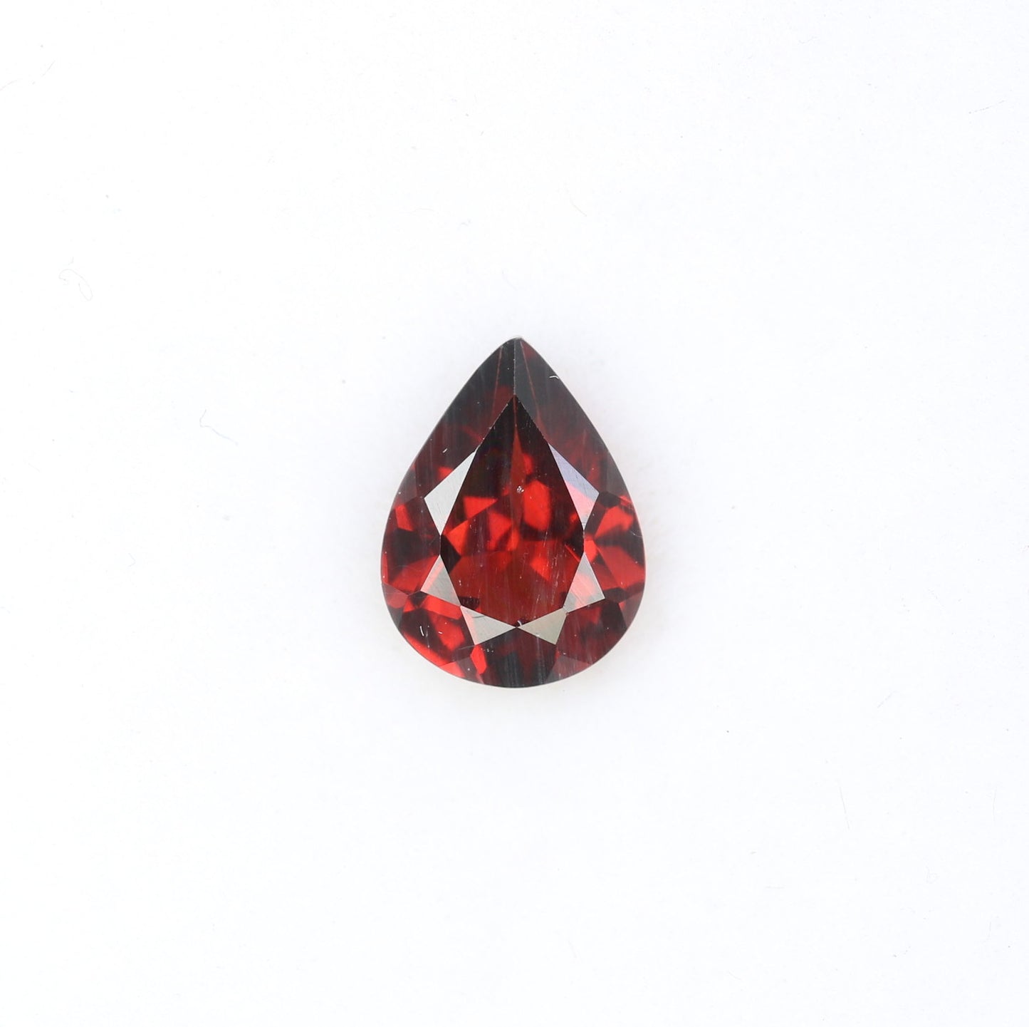 1.34 CT Red Stone Pear Shape Garnet Gemstone For Engagement Ring - JayKrishna Diamond