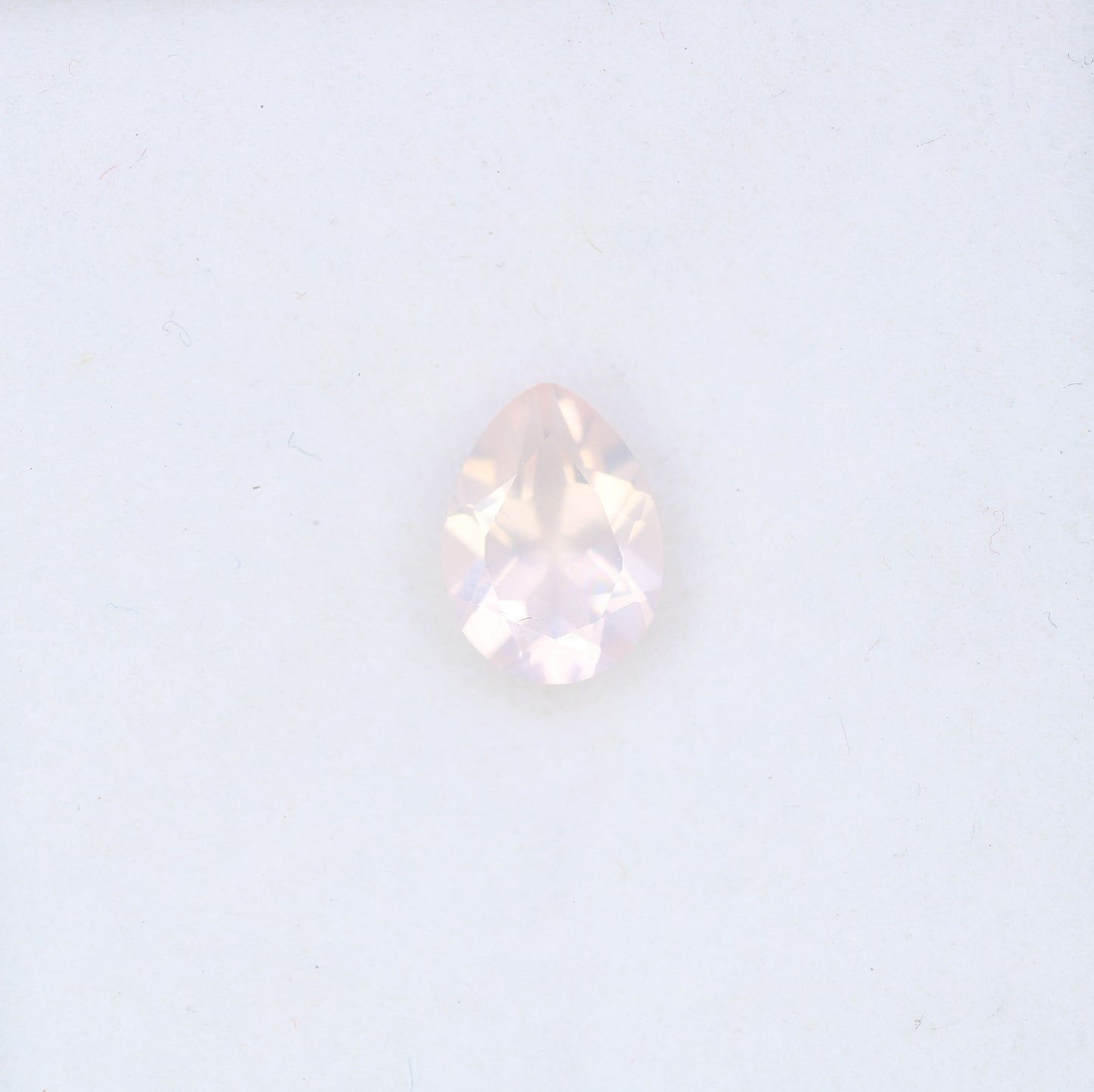 1.06 CT 8.10 MM Beautiful Pear Shape Rose Quartz Gemstone For Pendant - JayKrishna Diamond