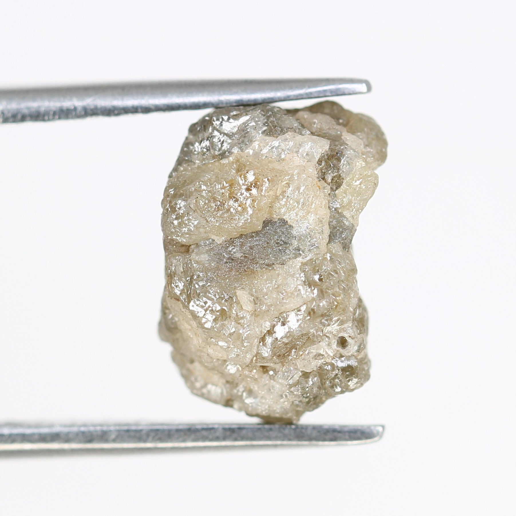 Carat Grey Color Uncut Raw Natural Loose Rough Diamond For Galaxy Ring