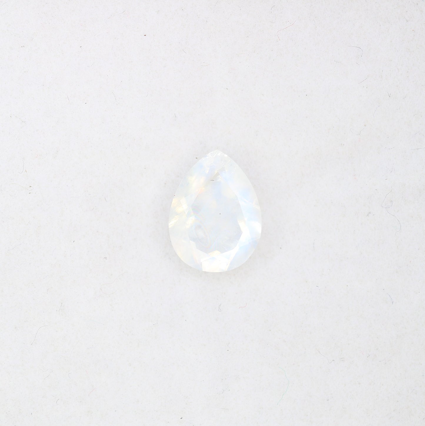 1.12 CT MoonStone Pear Shape White Gemstone For Engagement Ring - JayKrishna Diamond