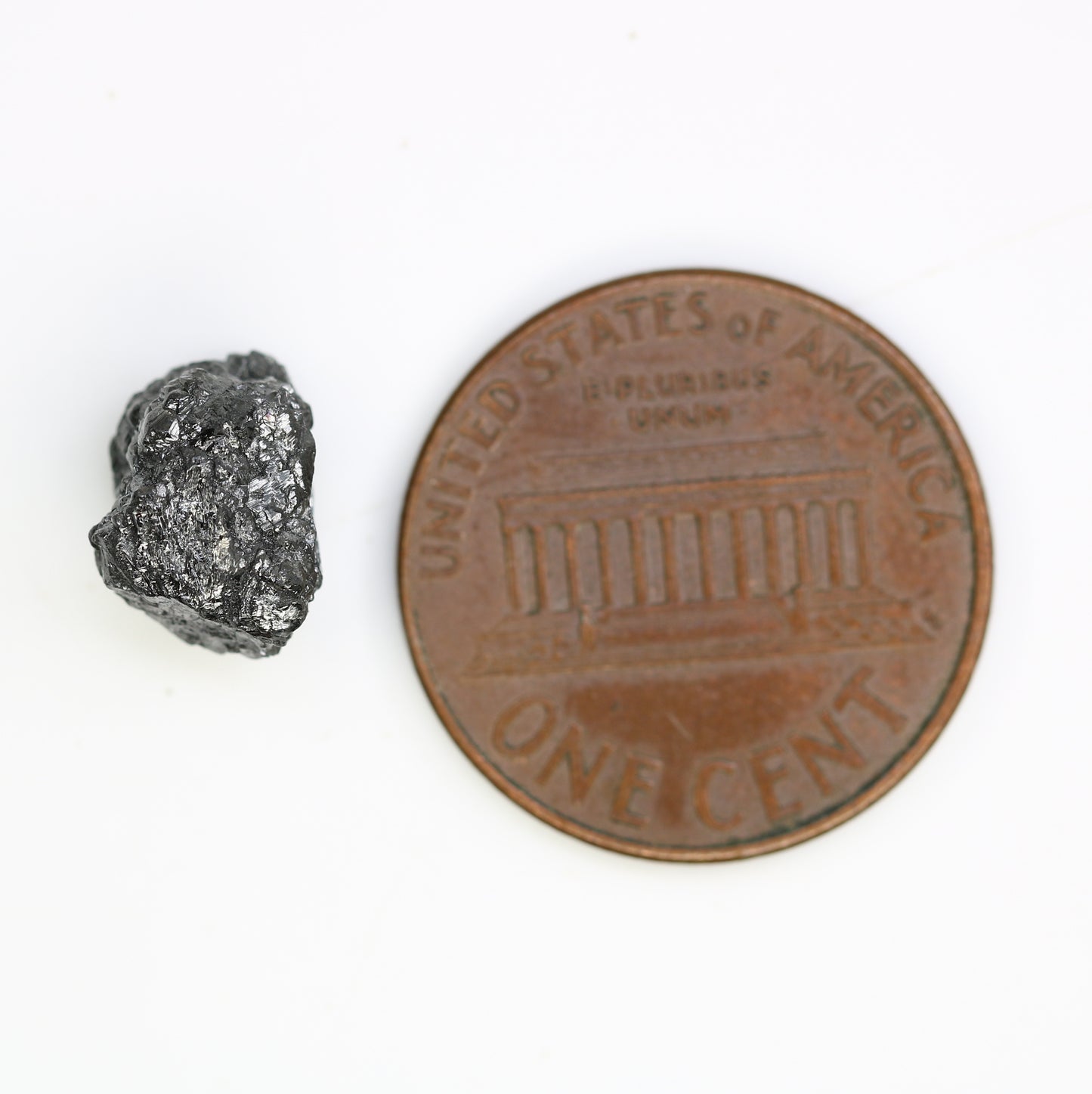 4.23 Carat Jet Black Gray Color Natural Loose Antique Raw Diamond For Rough Diamond Ring - JayKrishna Diamond