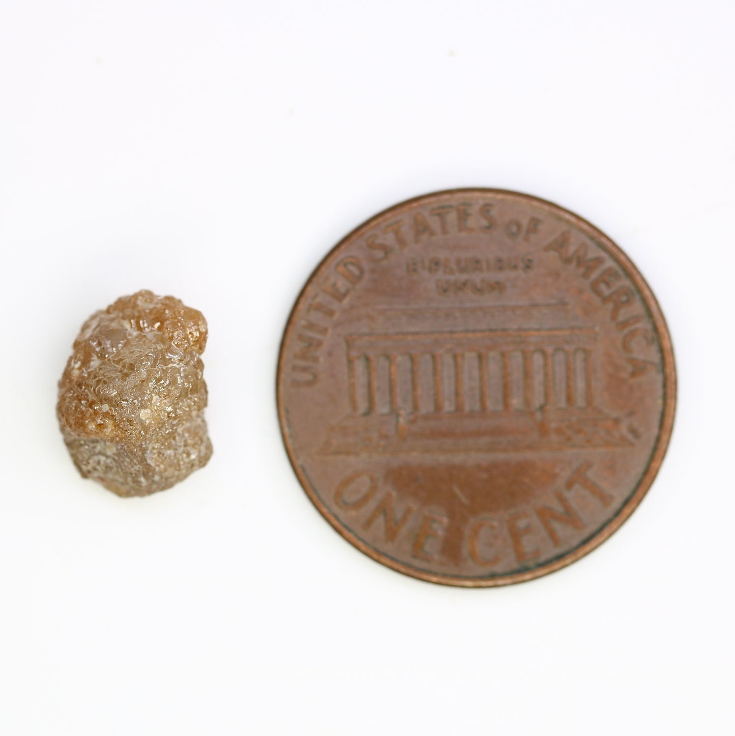 3.29 Carat Dark Orange Color Loose Unique Raw Rough Diamond For Wedding Ring - JayKrishna Diamond