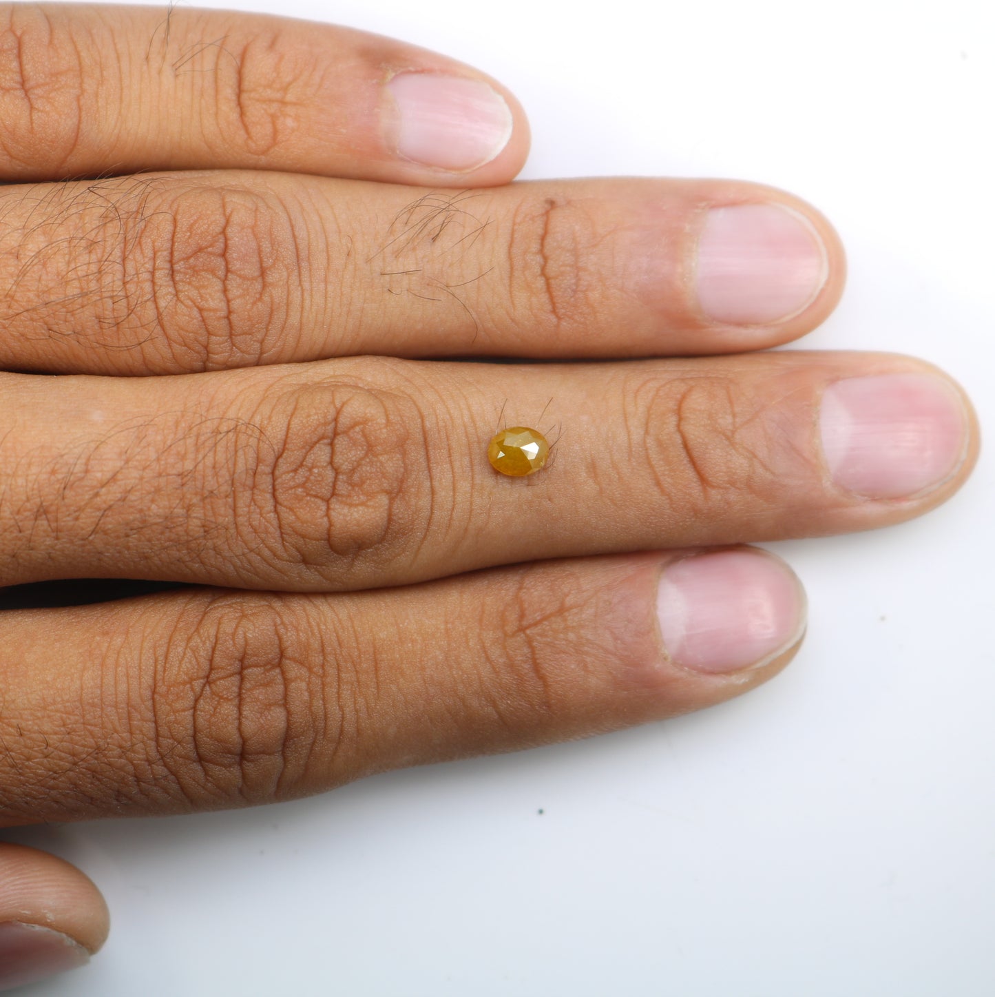 0.62 CT Fancy Yellow Oval Shape Loose Diamond (5.50 MM) for a Stunning Wedding Ring: Distinctive Gemstone Jewelry Piece - JayKrishna Diamond