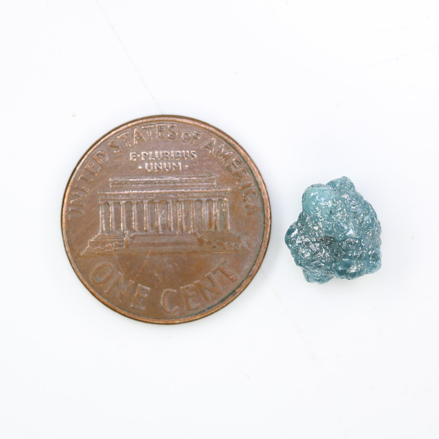 3.59 CT Irregular Cut Blue Rough Raw Natural Diamond For Engagement Ring - JayKrishna Diamond