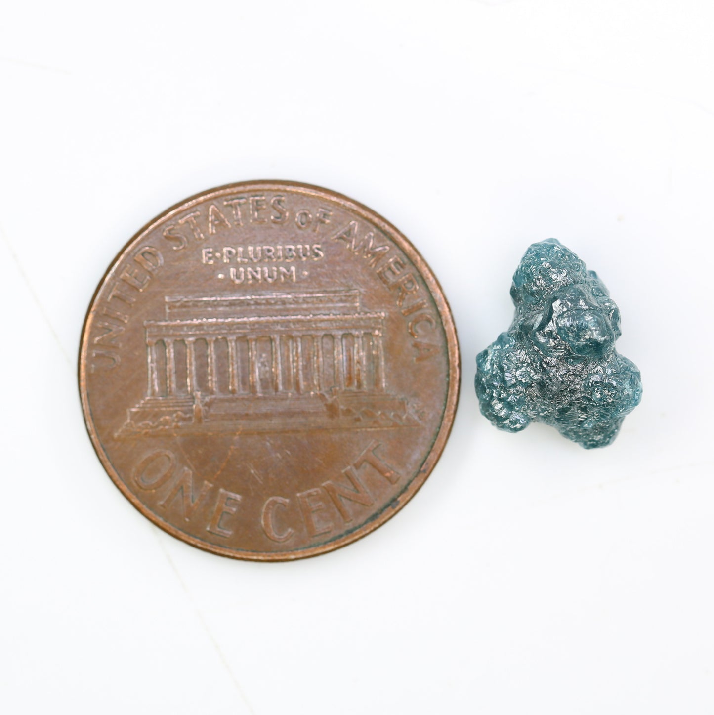 2.94 CT Rough Raw Irregular Cut Blue Diamond For Engagement Ring - JayKrishna Diamond