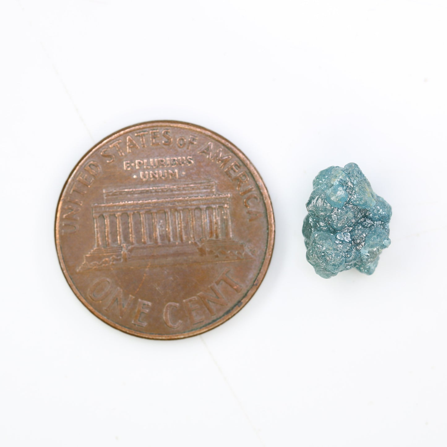 3.18 CT Blue Rough Raw Irregular Cut Diamond For Engagement Ring - JayKrishna Diamond