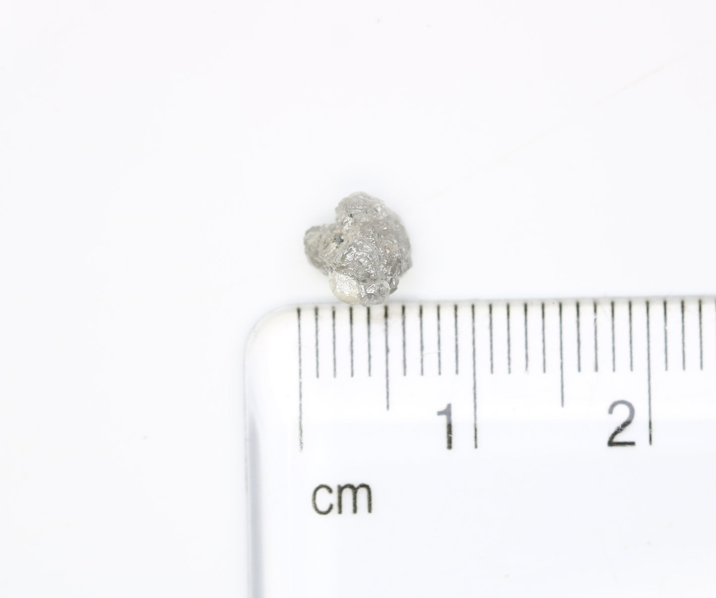 1.22 CT Raw Rough Irregular Cut Grey Diamond For Engagement Ring - JayKrishna Diamond