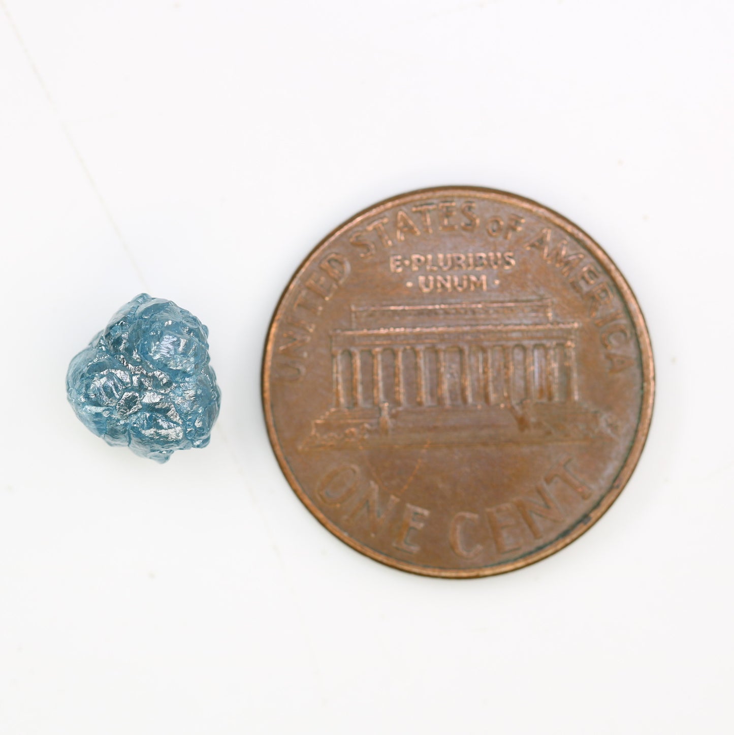 2.88 CT Rough Irregular Cut Raw Blue Diamond For Valentine Gift - JayKrishna Diamond