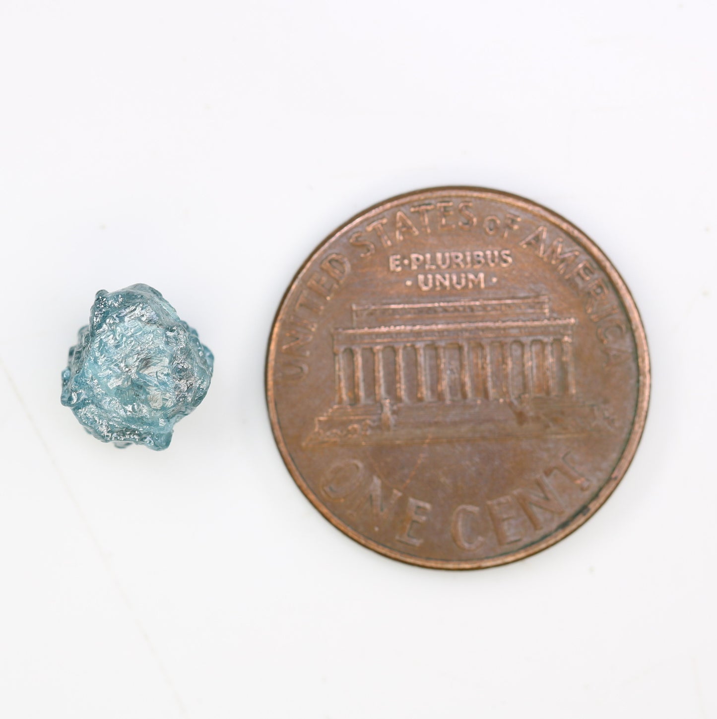 2.92 CT Rough Raw Irregular Cut Blue Diamond For Engagement Ring - JayKrishna Diamond