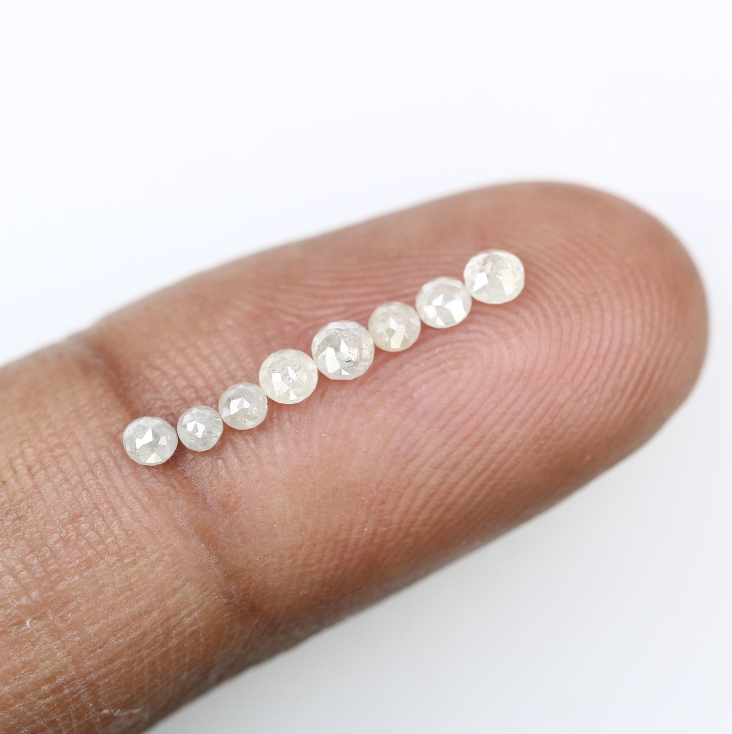 0.75 Carat Round Rose Cut Loose Natural White Diamond For Diamond Jewelry - JayKrishna Diamond