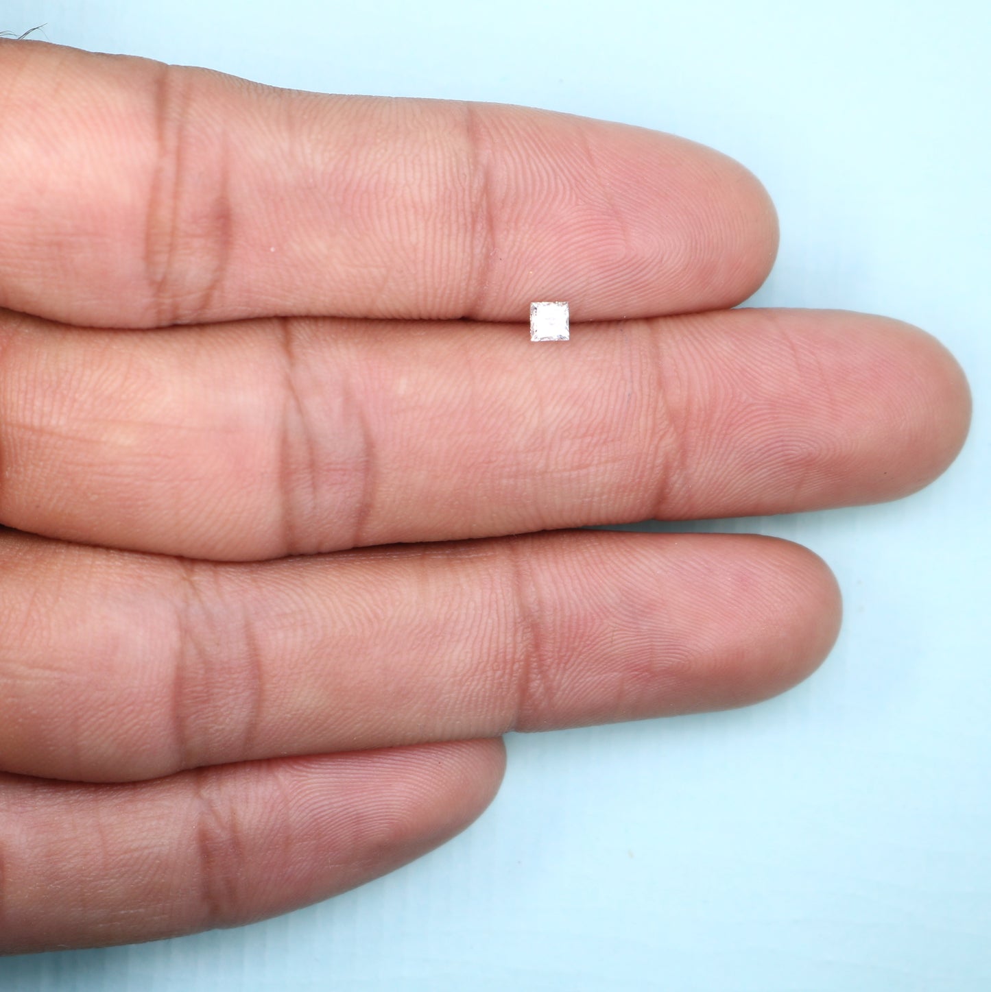 0.21 CT Princess Cut Salt and Pepper Diamond – Perfect for Engagement Rings and Custom Jewelry - JayKrishna Diamond