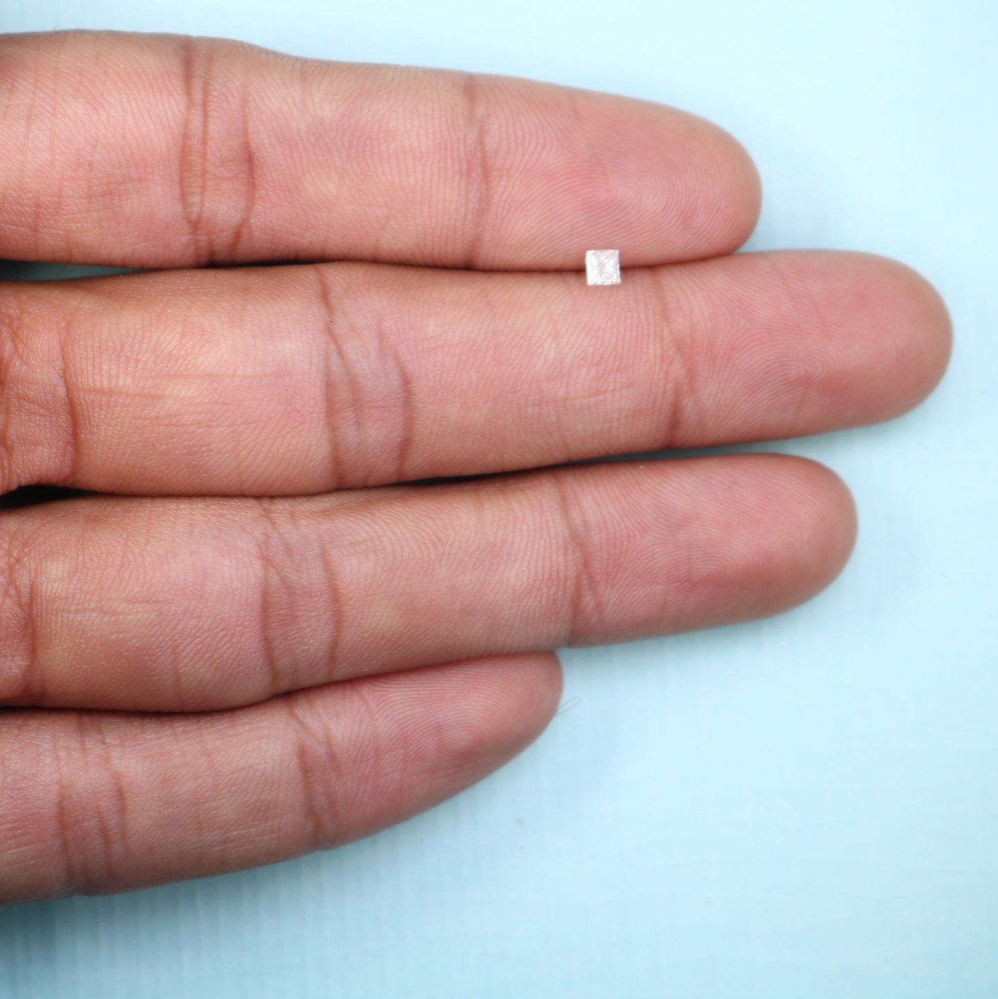 0.18 CT Salt and Pepper Princess Cut Diamond - Ideal for Engagement Rings, Necklaces, Promise Rings, Earrings, and Anniversary Gifts - JayKrishna Diamond