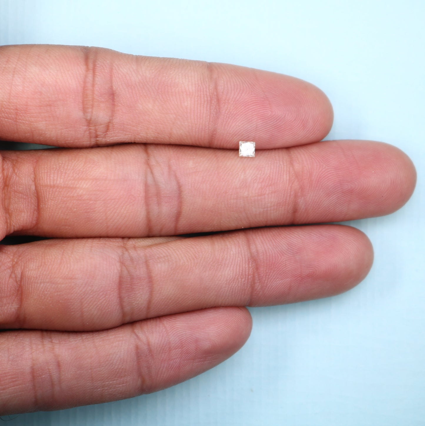 0.19 CT Princess Cut Salt and Pepper Diamond - Ideal for Engagement Rings, Necklaces, Promise Rings, Earrings, and Anniversary Gifts - JayKrishna Diamond