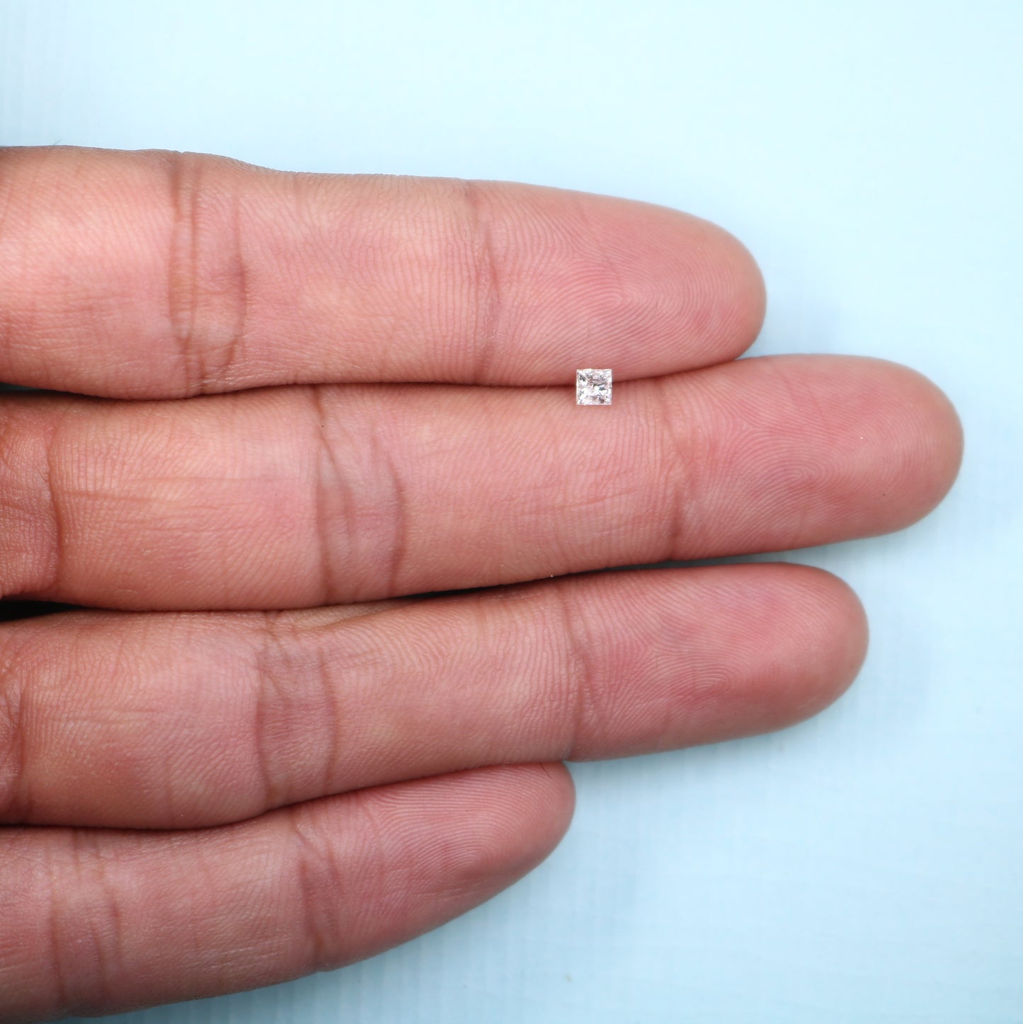 0.19 CT Salt and Pepper Princess Shape Diamond – Perfect for Engagement Rings, Necklaces, Promise Rings, Earrings & Anniversary Bracelet Gifts - JayKrishna Diamond