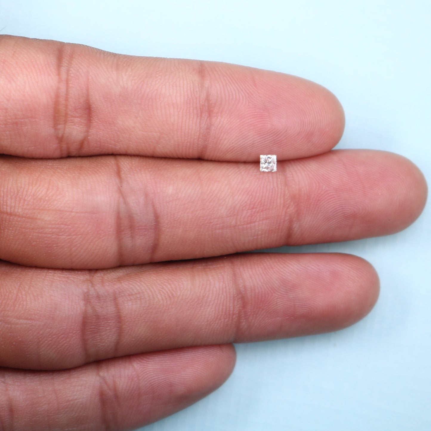 0.19 CT Salt and Pepper Princess Cut Diamond – Ideal for Engagement Rings, Necklaces, Promise Rings, Earrings & Anniversary Bracelet Gifts - JayKrishna Diamond