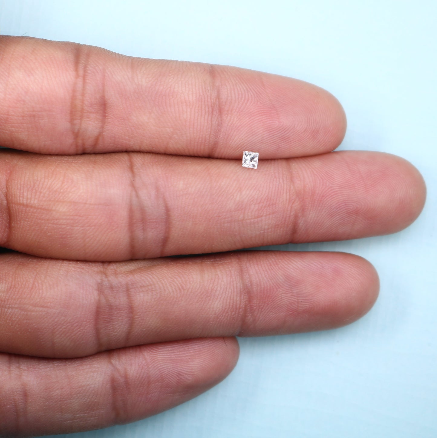 0.20 CT Princess Shape Salt and Pepper Diamond – Ideal for Engagement Rings, Necklaces, Promise Rings, Earrings & Anniversary Gifts - JayKrishna Diamond