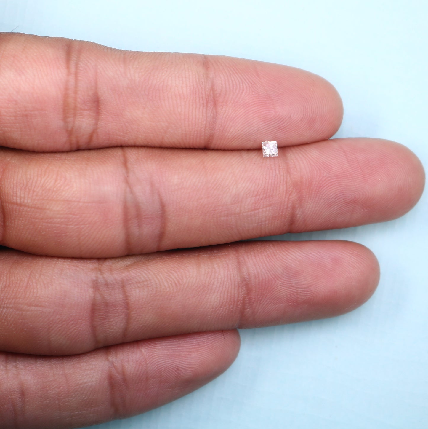 0.18 CT Salt and Pepper Princess Cut Diamond - Ideal for Engagement Rings, Diamond Necklaces, Earrings, and Bracelets - JayKrishna Diamond