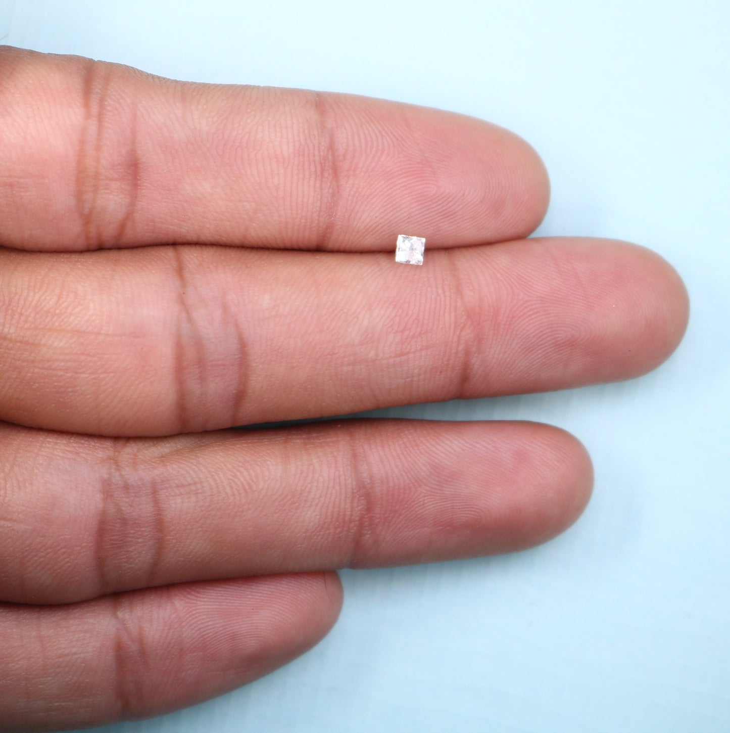 0.18 CT Princess Shape Salt and Pepper Diamond - Perfect for Engagement Rings, Necklaces, Promise Rings, Earrings, and Anniversary Gifts - JayKrishna Diamond