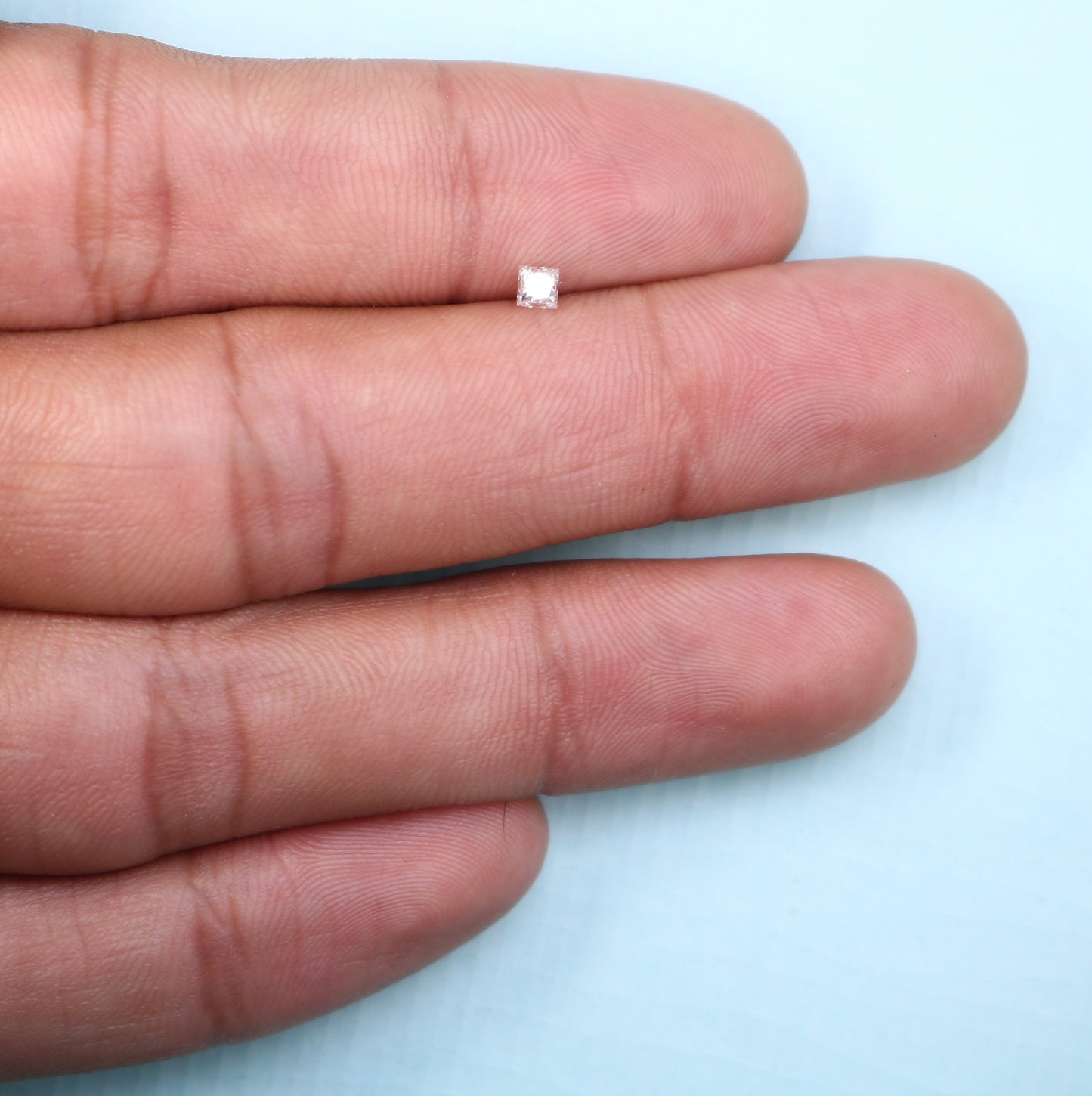 0.23 CT Salt and Pepper Princess Cut Diamond – Ideal for Engagement Rings - JayKrishna Diamond