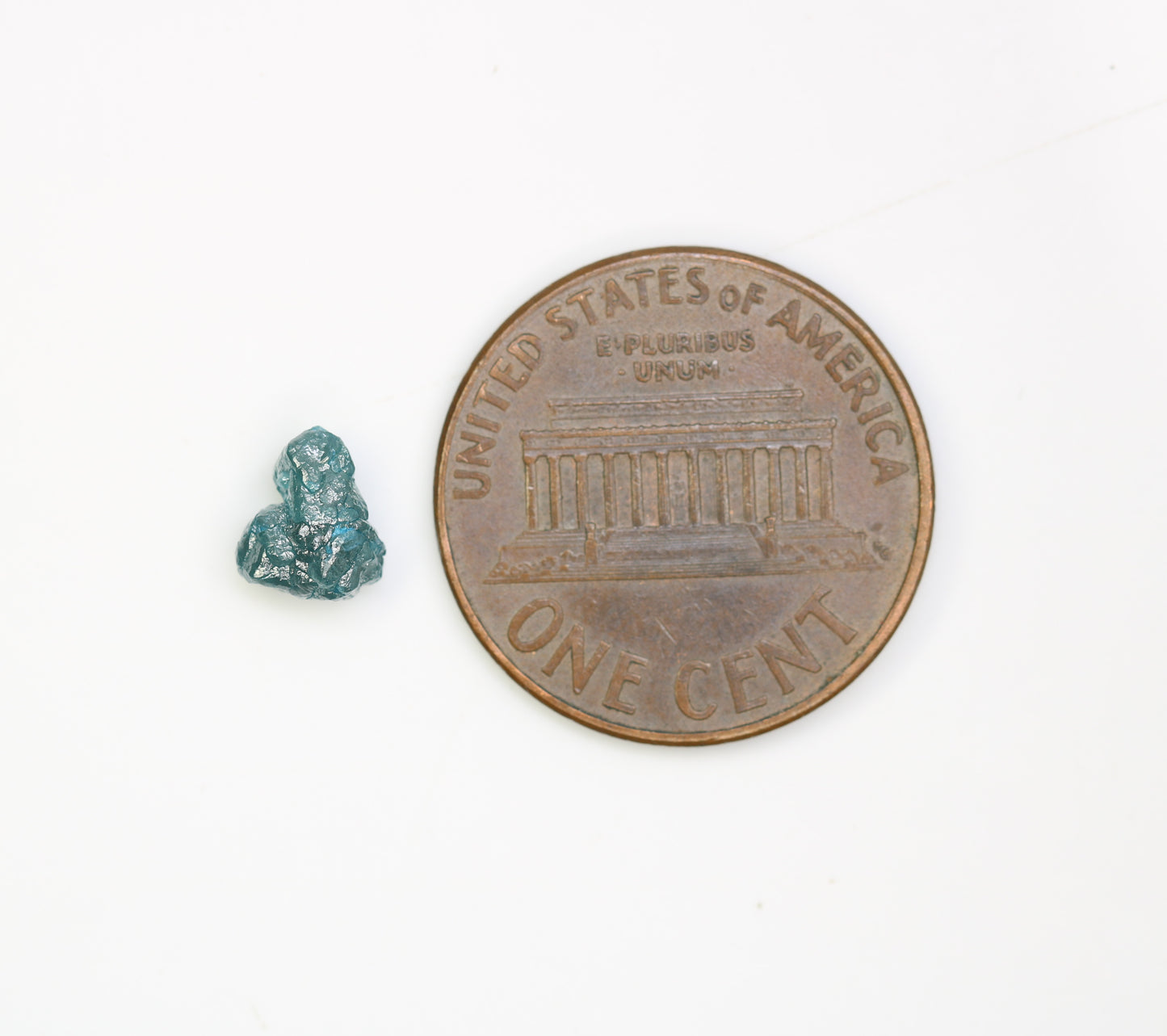 1.02 CT Irregular Cut Rough Blue Raw Diamond For Engagement Ring - JayKrishna Diamond