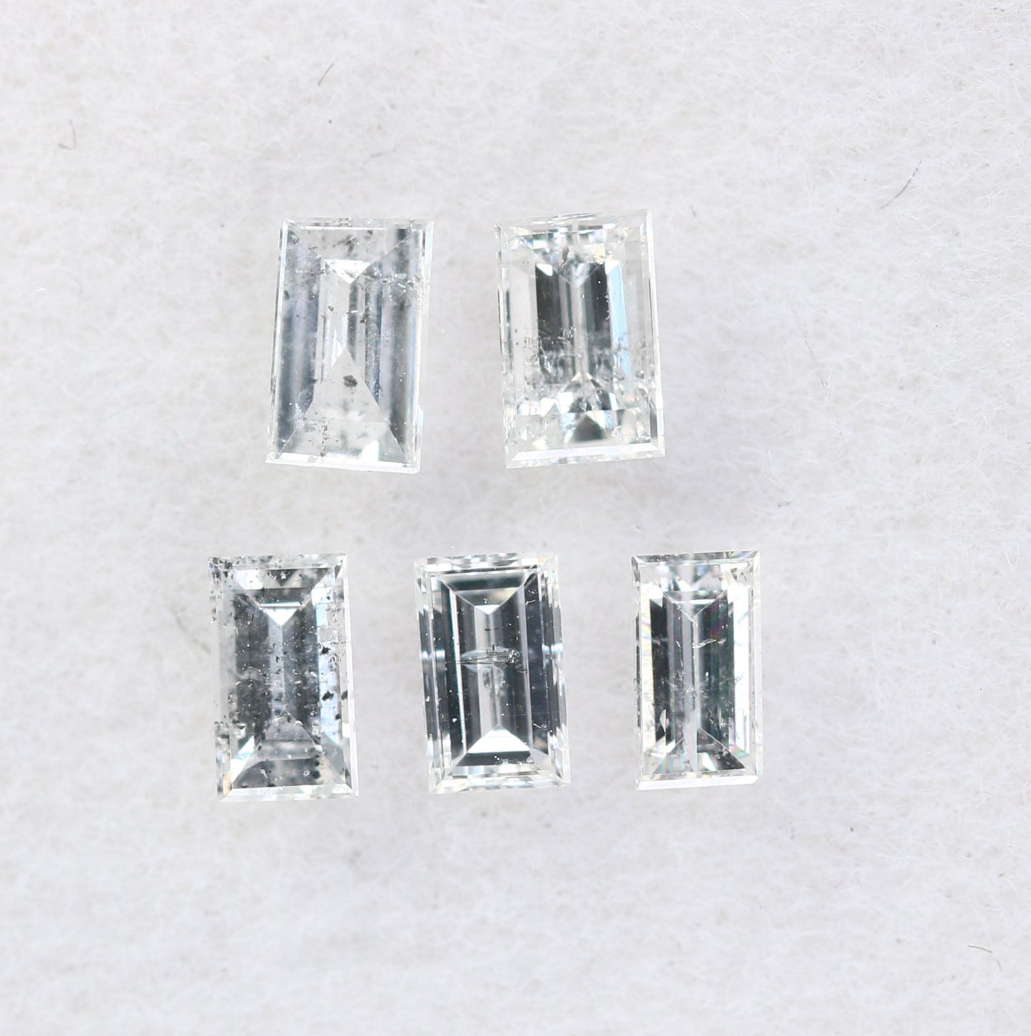 Unique 0.42 CT Baguette Cut Salt & Pepper Diamond | Perfect for Engagement Rings - JayKrishna Diamond