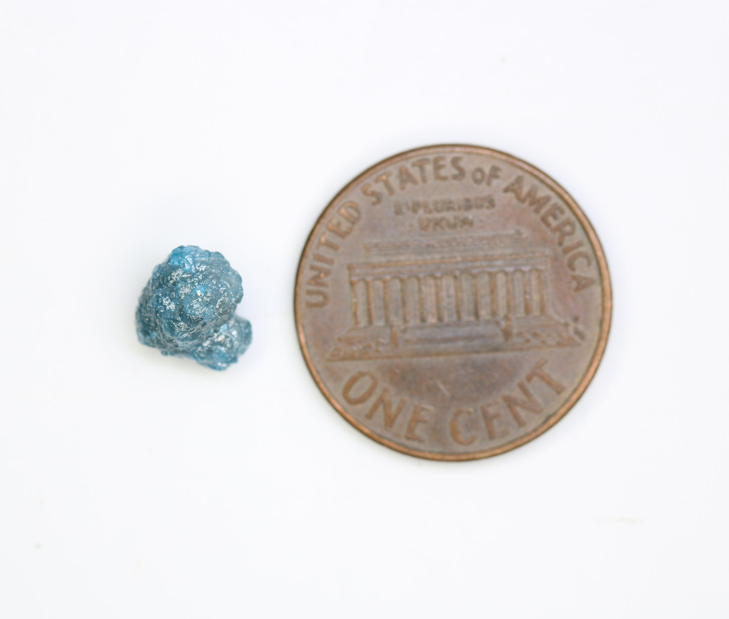 2.23 CT Irregular Cut Raw Blue Rough Diamond For Engagement Ring - JayKrishna Diamond