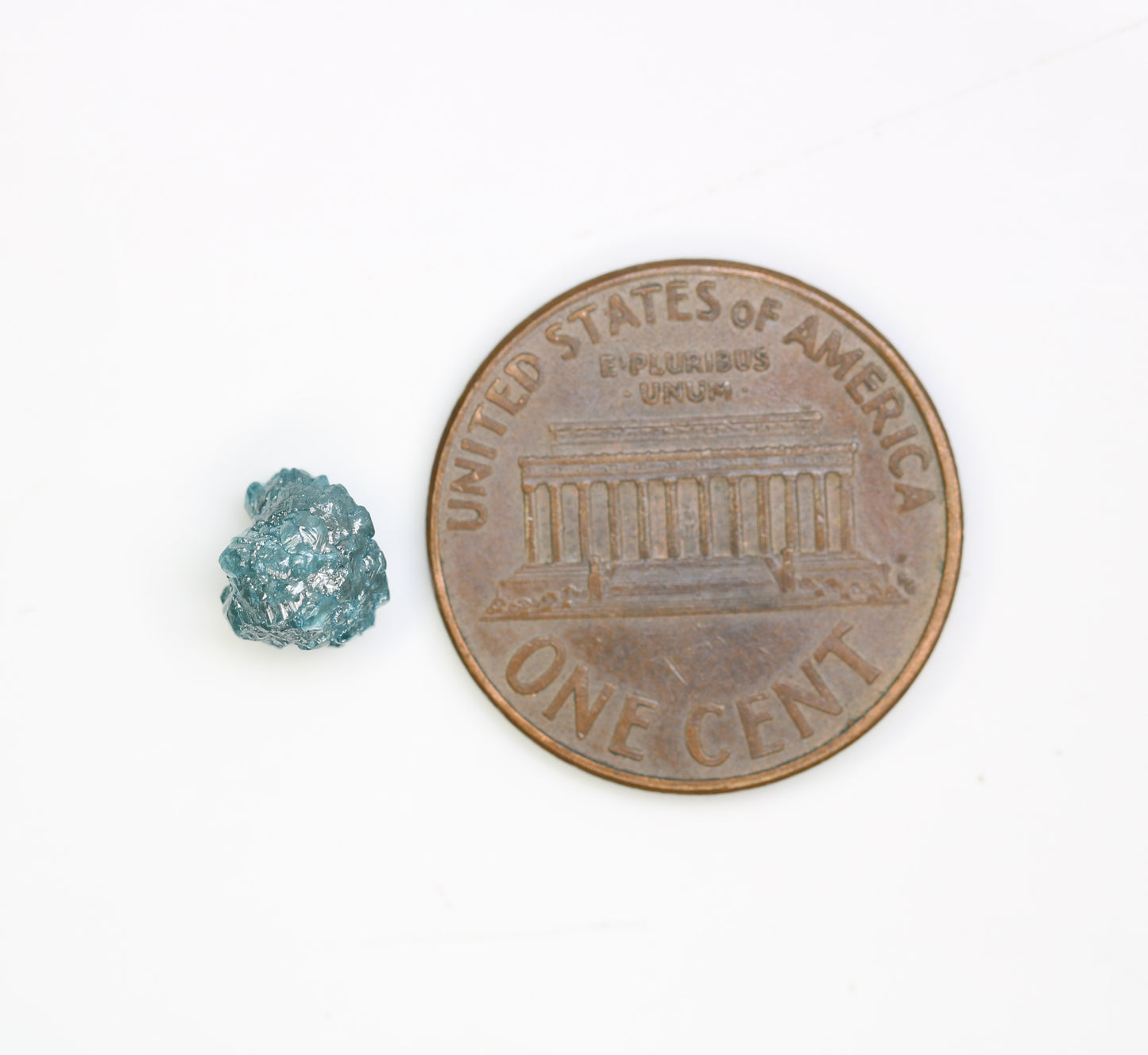 1.49 CT Blue Irregular Cut Raw Rough Diamond For Engagement Ring - JayKrishna Diamond