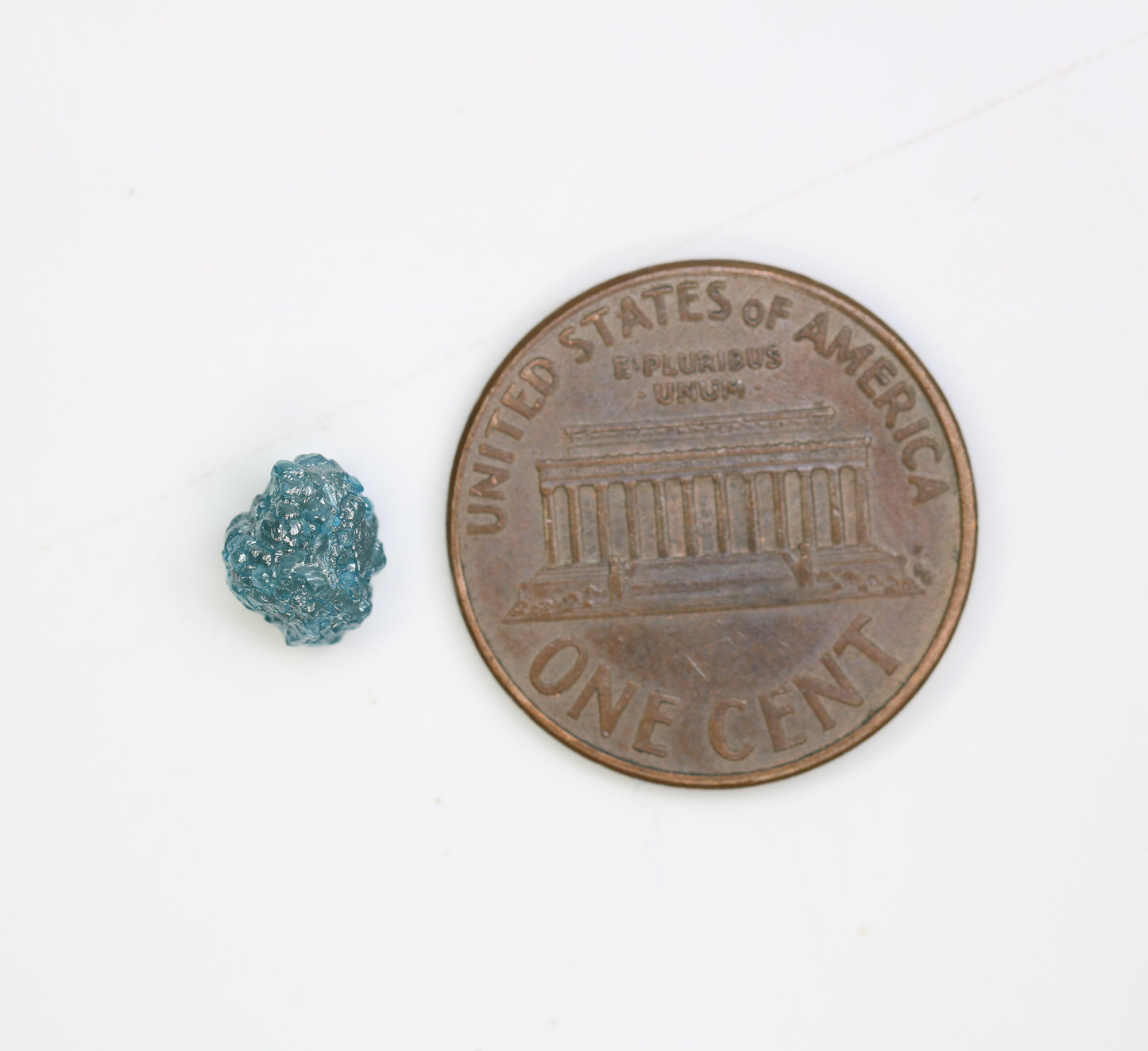 1.49 CT Rough Blue Irregular Cut Raw Diamond For Engagement Ring - JayKrishna Diamond