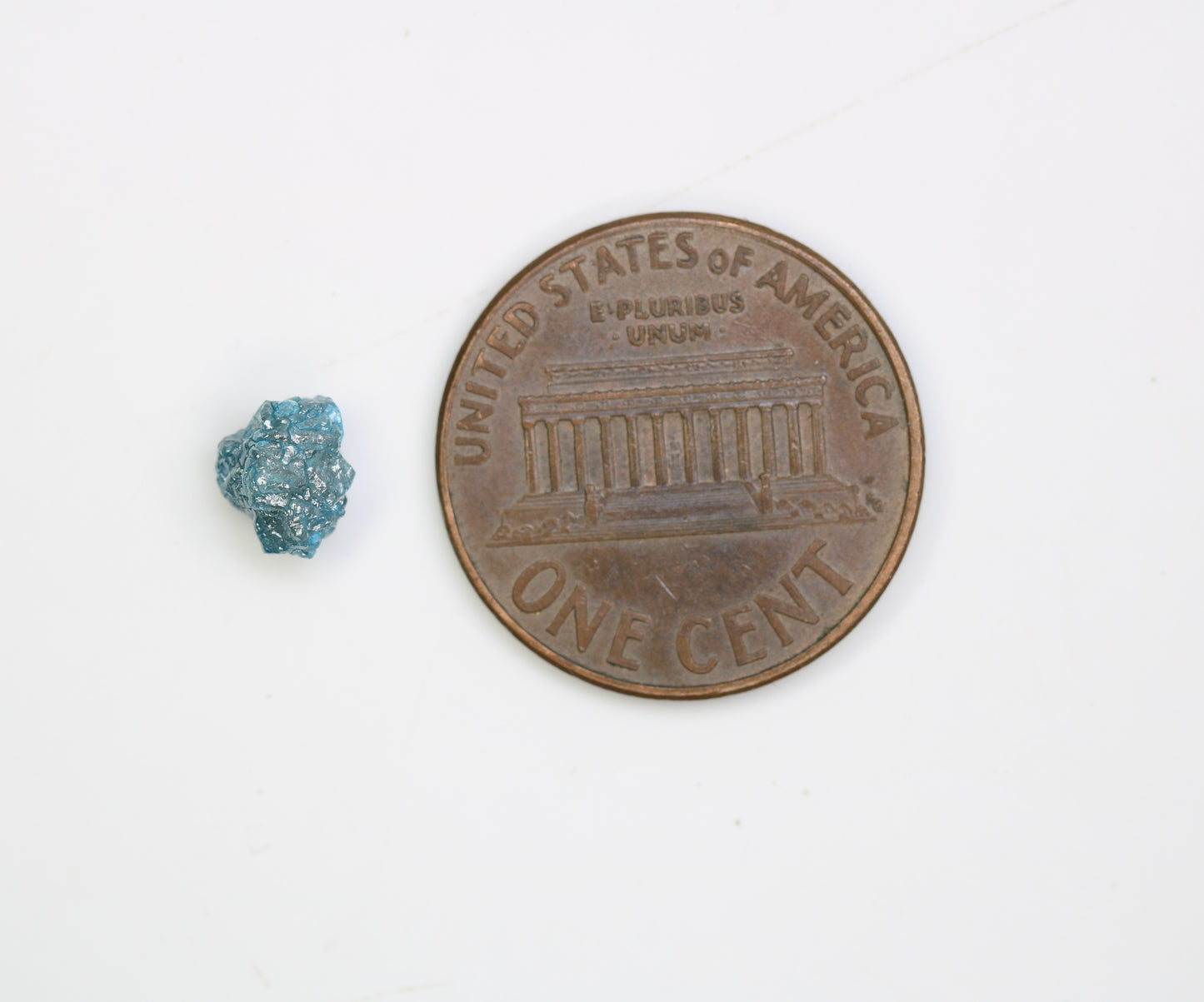 1.12 CT Blue Rough Raw Uncut Diamond For Engagement Ring - JayKrishna Diamond