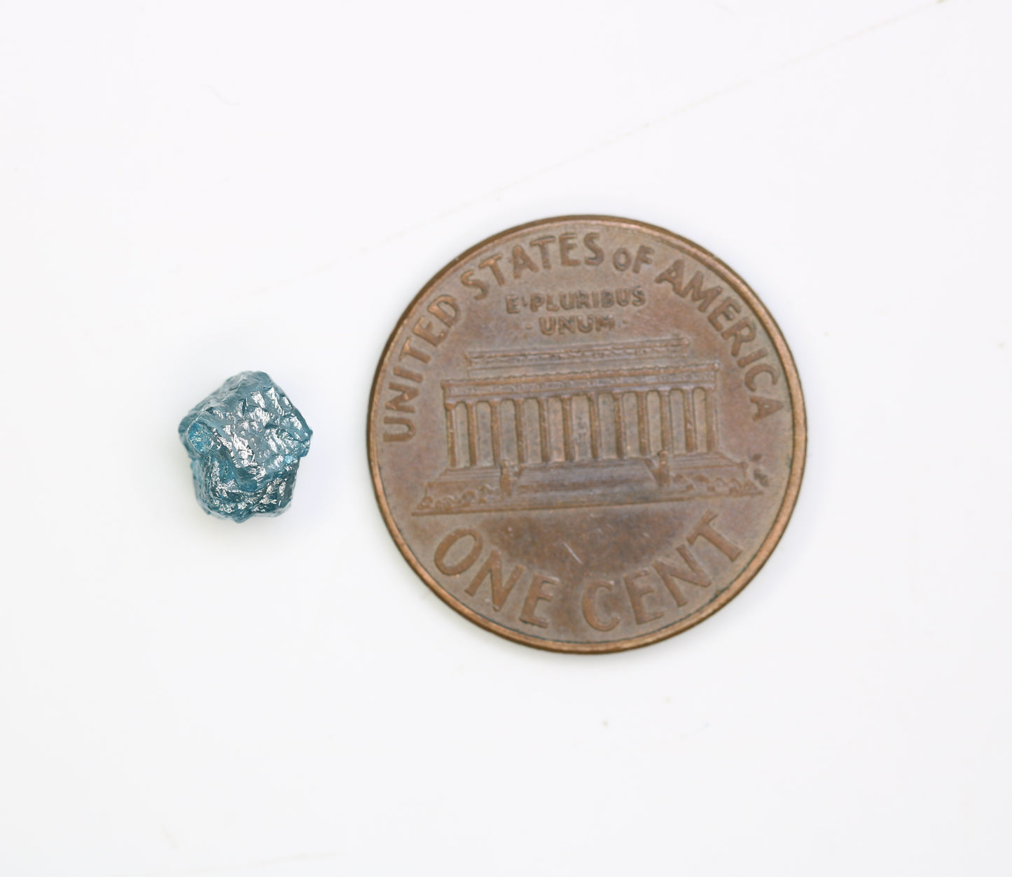 1.47 CT Blue Rough Raw Uncut Diamond For Engagement Ring - JayKrishna Diamond