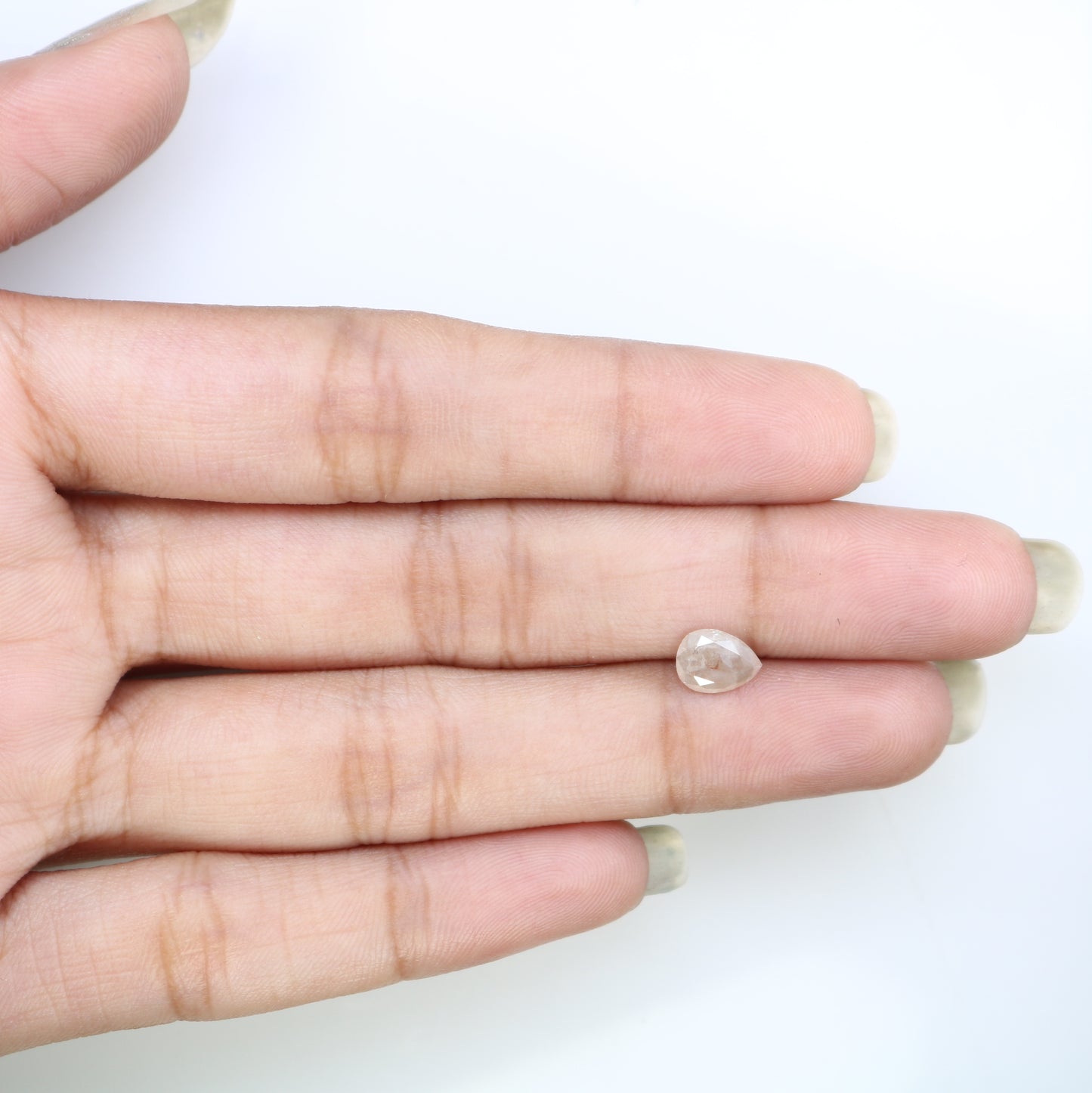 0.87 CT Natural Pear Shape White Diamond For Engagement Ring - JayKrishna Diamond