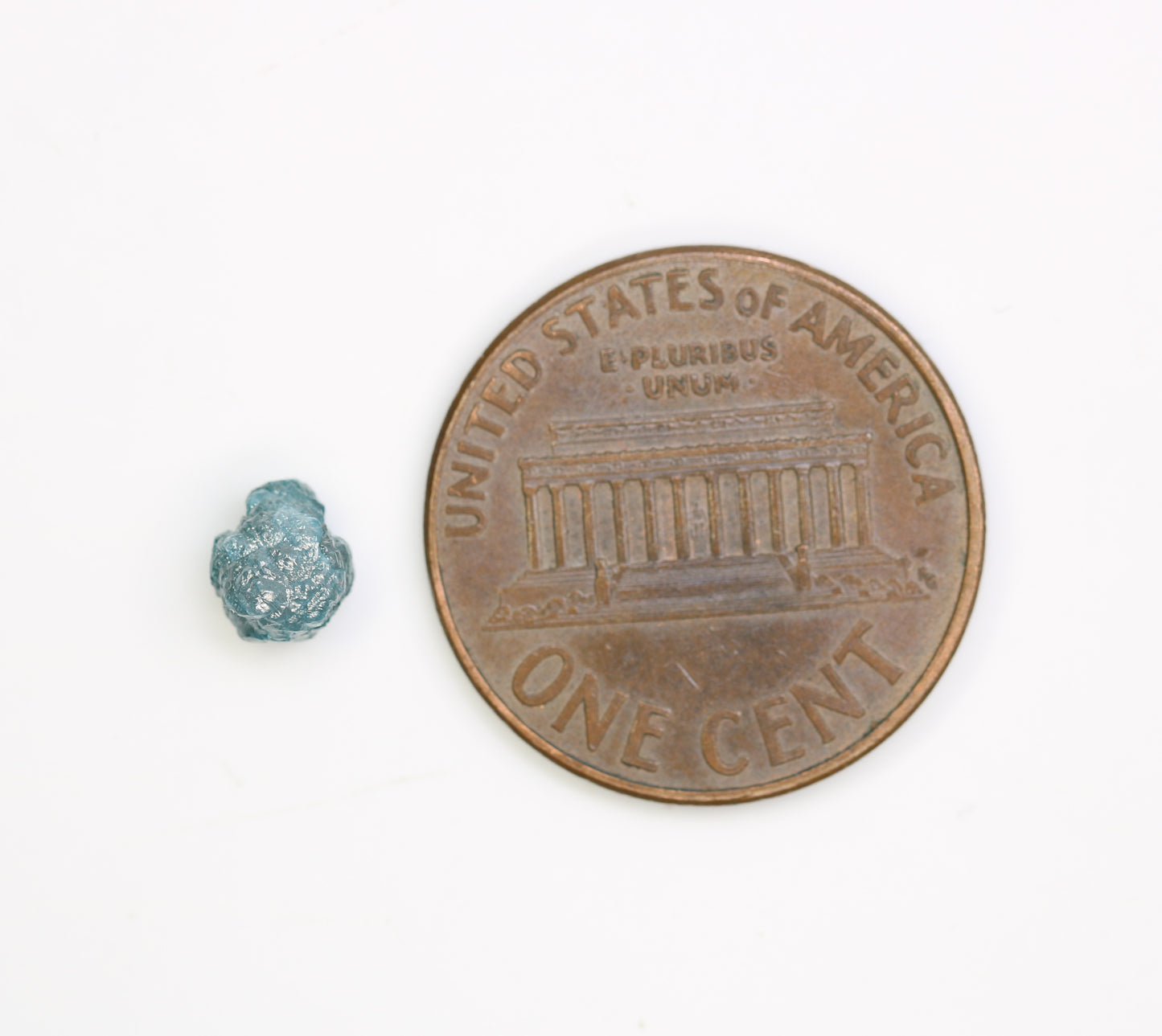 0.97 CT Irregular Cut Blue Rough Raw Natural Diamond For Engagement Ring - JayKrishna Diamond