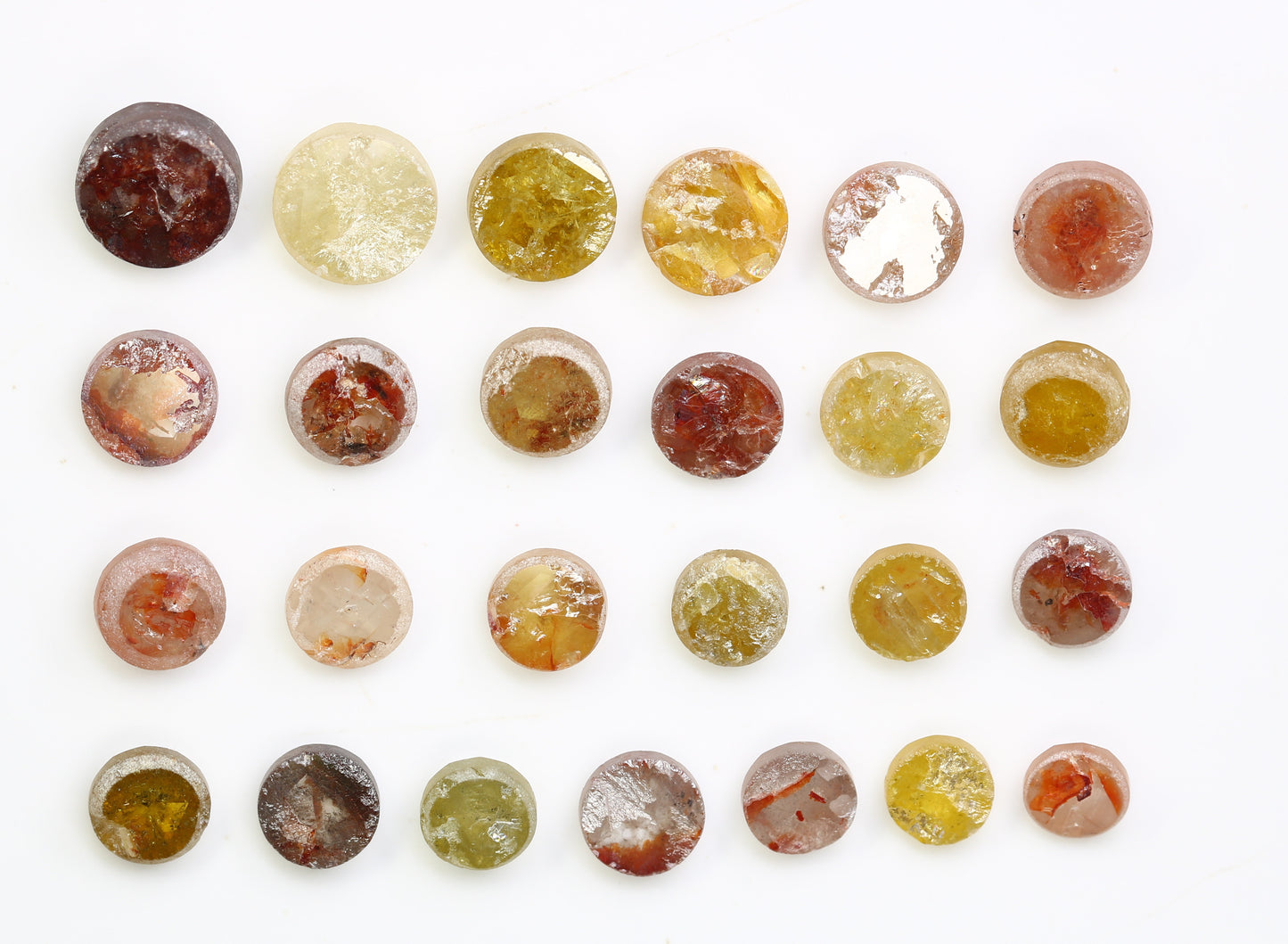 Unique Multicolor Round Rose Cut Diamonds | 0.40 CT - 1.71 CT | Perfect for Jewelry - JayKrishna Diamond