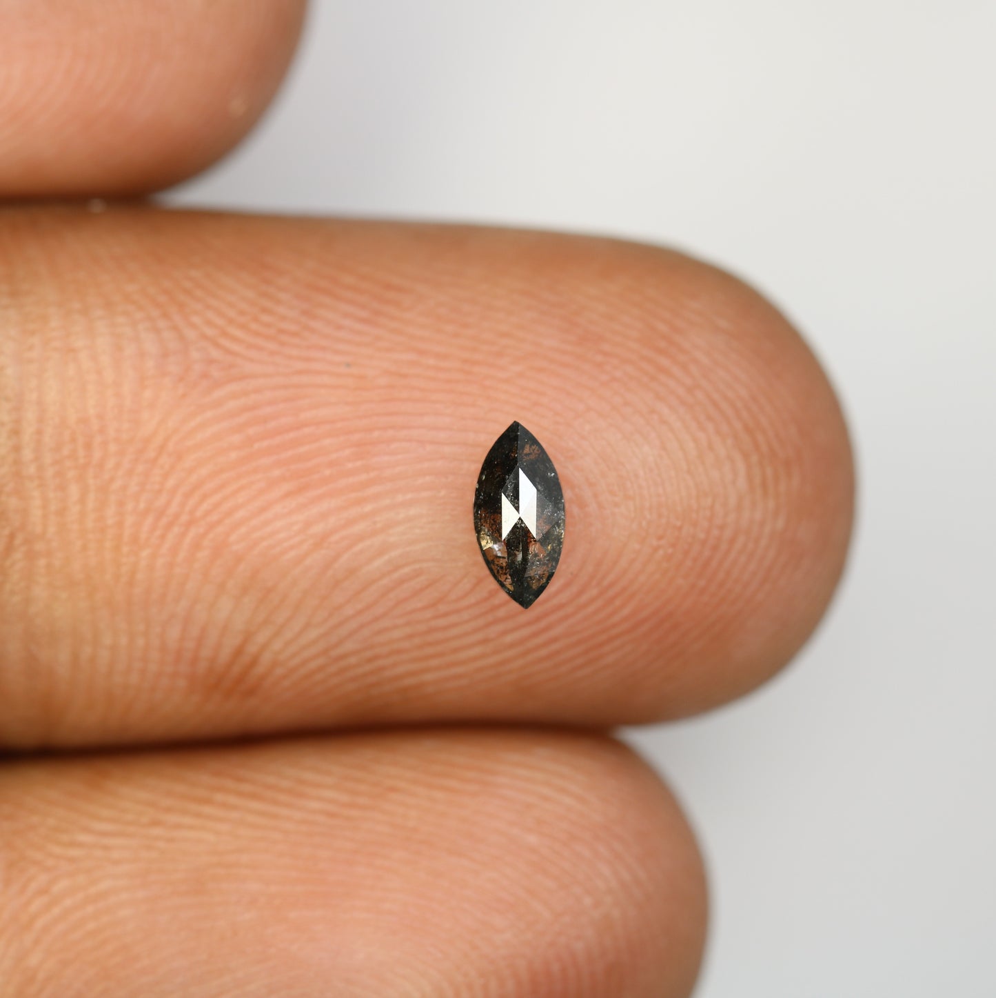 0.28 CT Salt and Pepper Marquise Shape Natural Diamond – Ideal for Engagement Rings | Distinctive Salt and Pepper Marquise Diamond - JayKrishna Diamond
