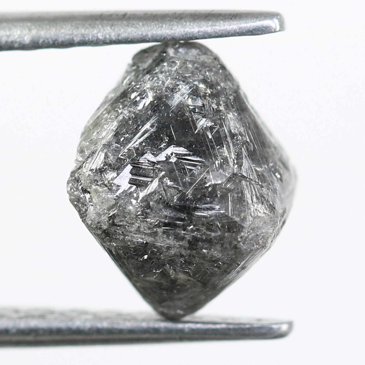 2.77 CT Salt And Pepper Raw Uncut Rough Diamond For Engagement ...