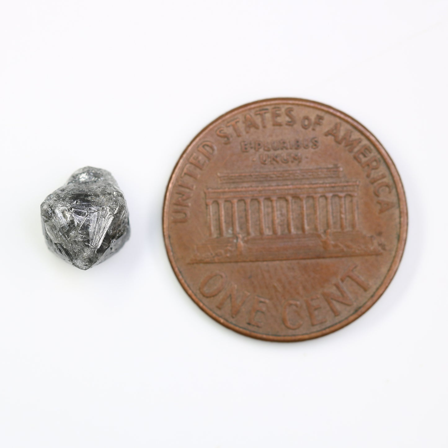 2.77 CT Salt And Pepper Raw Uncut Rough Diamond For Engagement Ring - JayKrishna Diamond