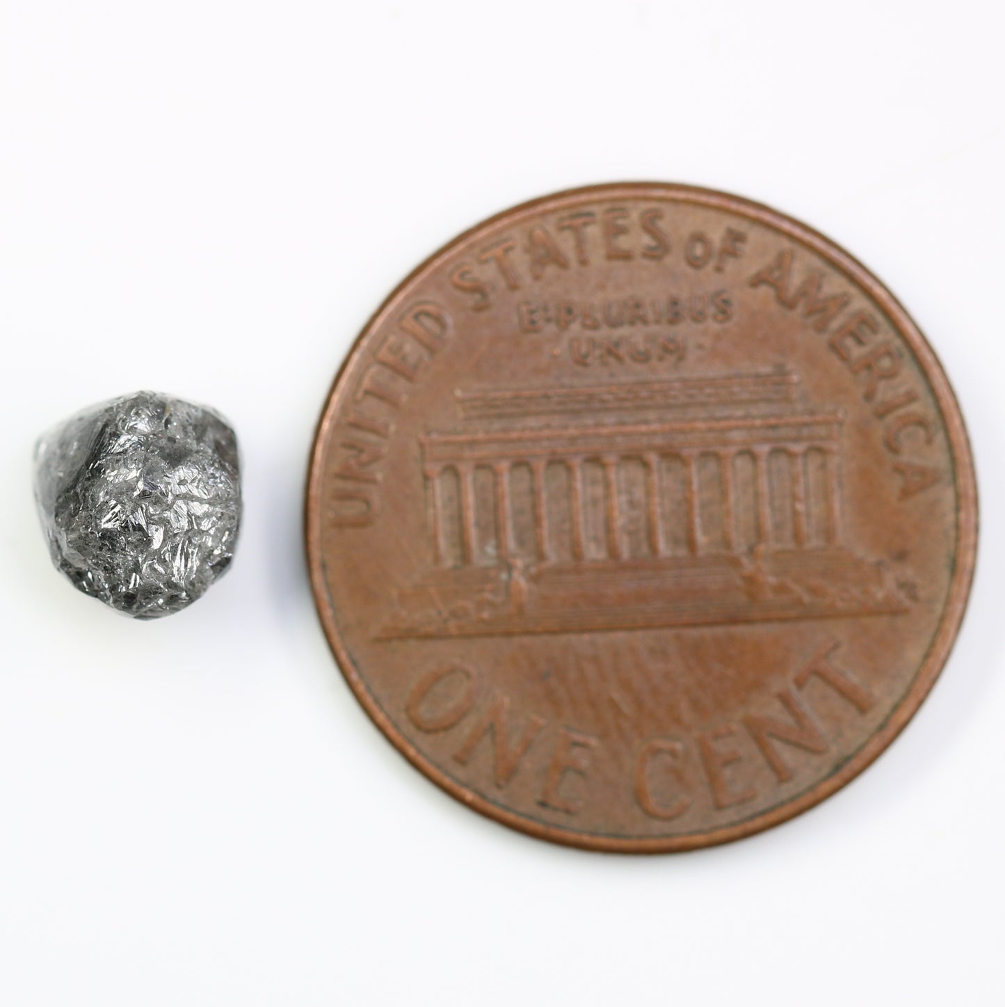 1.99 CT Irregular Cut Raw Salt And Pepper Rough Diamond For Engagement Ring - JayKrishna Diamond