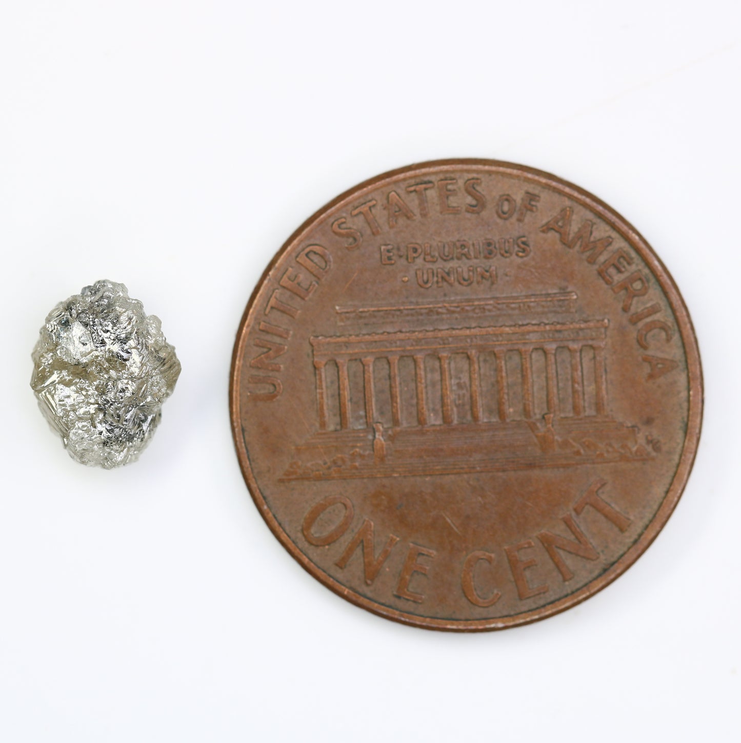 1.23 CT Salt And Pepper Rough Raw Uncut Diamond For Engagement Ring - JayKrishna Diamond