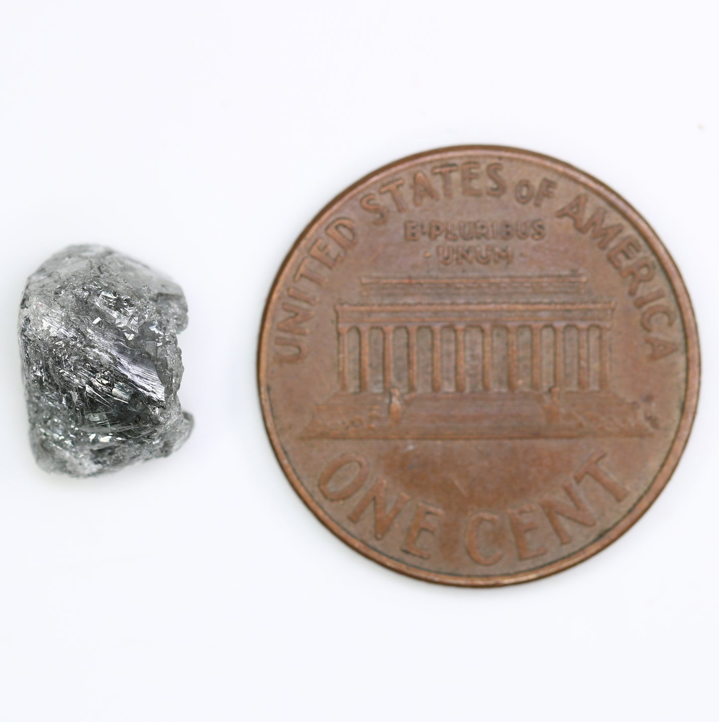 3.20 CT Raw Irregular Cut Rough Salt And Pepper Diamond For Engagement Ring - JayKrishna Diamond