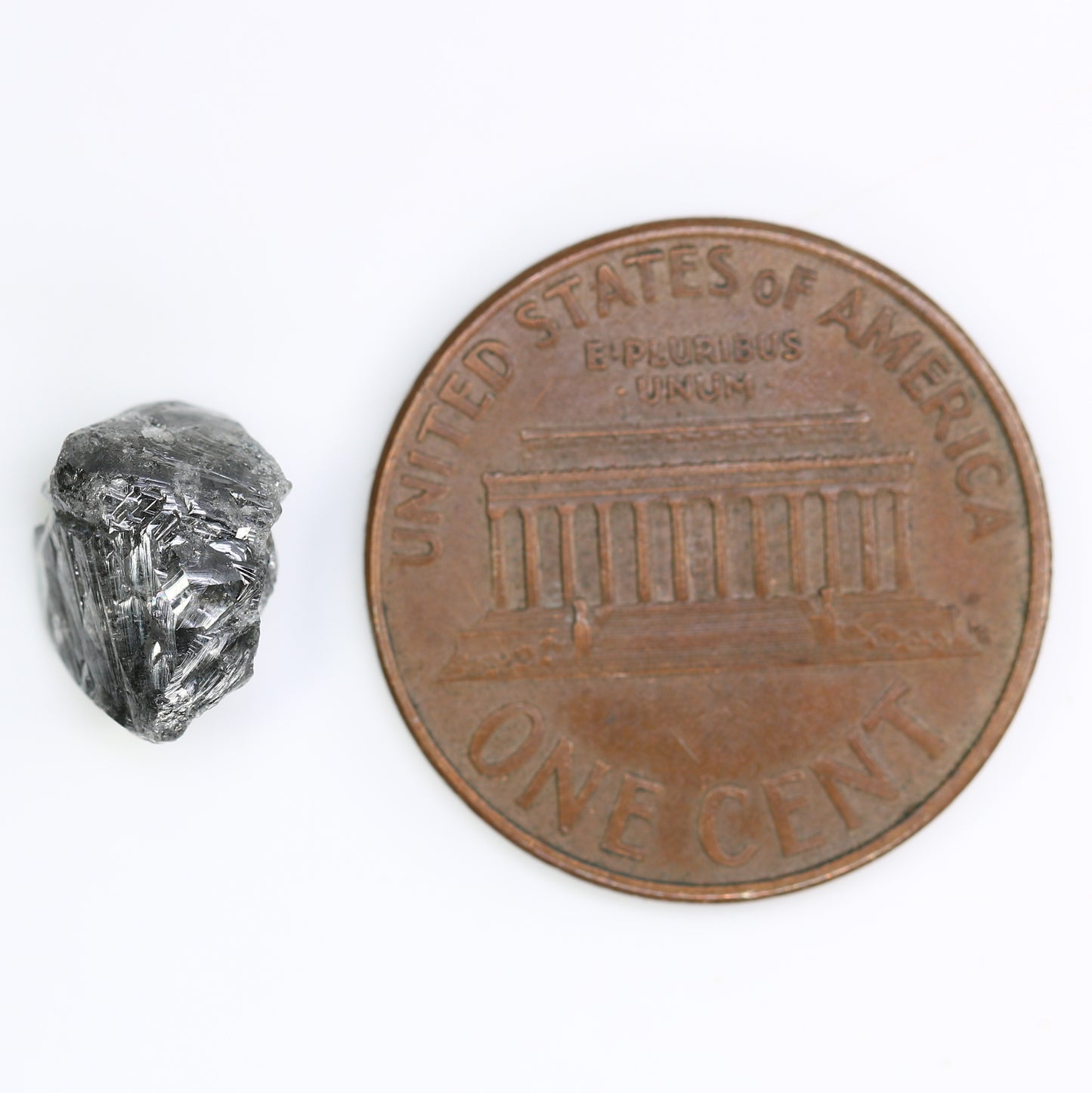 2.58 CT Rough Raw Uncut Salt And Pepper Diamond For Engagement Ring - JayKrishna Diamond