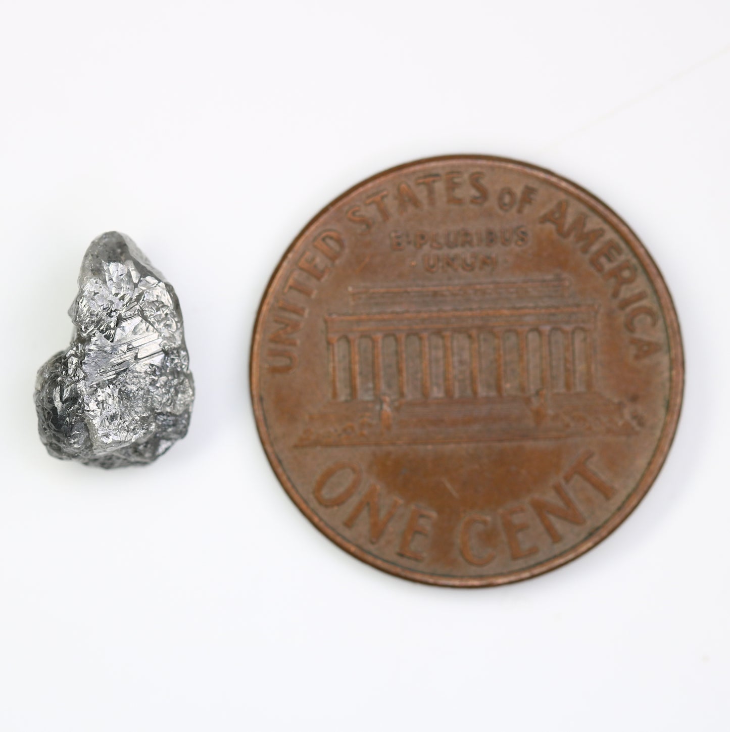 2.63 CT Raw Salt And Pepper Rough Irregular Cut Diamond For Engagement Ring - JayKrishna Diamond