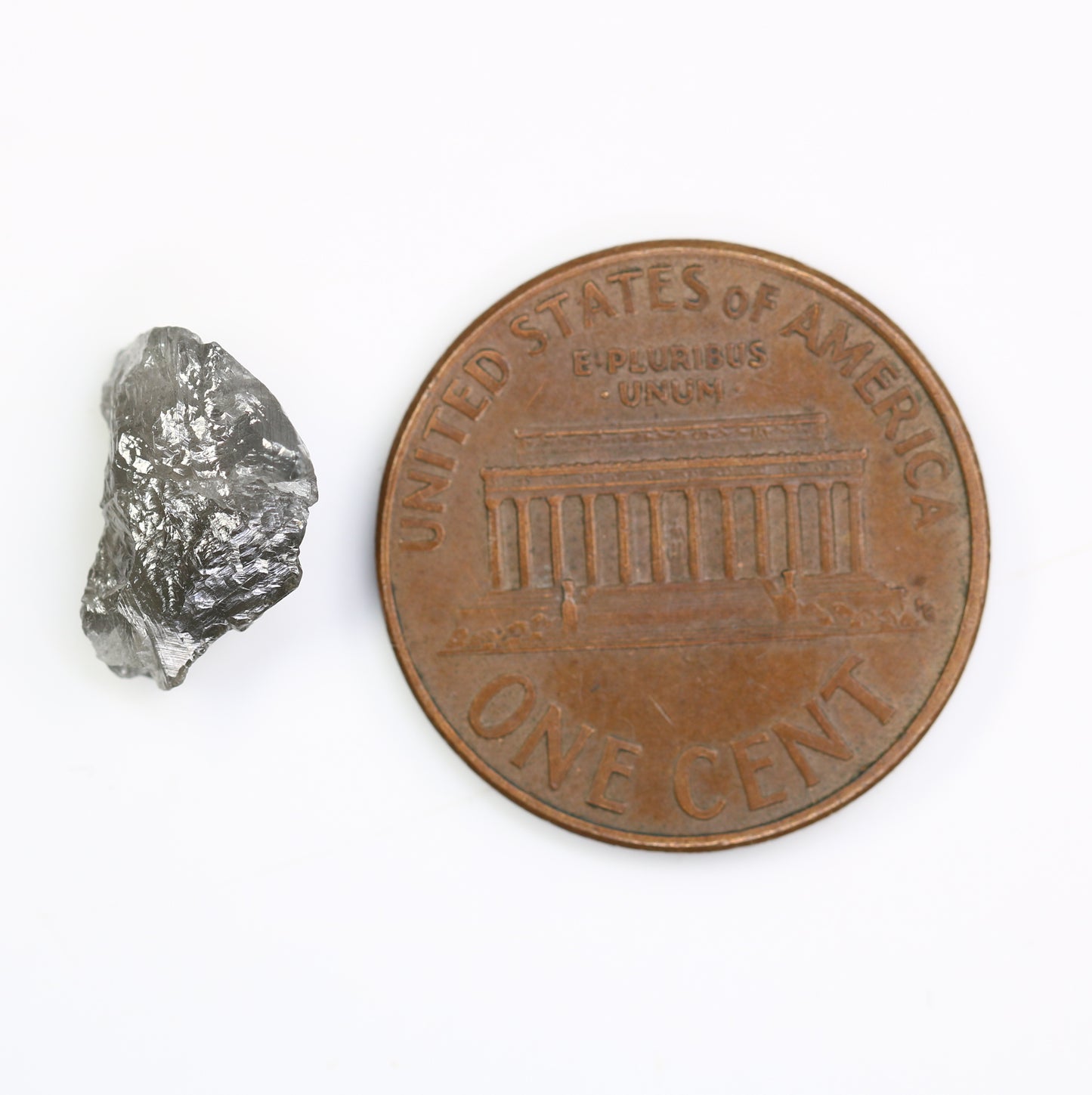 2.52 CT Raw Rough Irregular Cut Salt And Pepper Diamond For Engagement Ring - JayKrishna Diamond