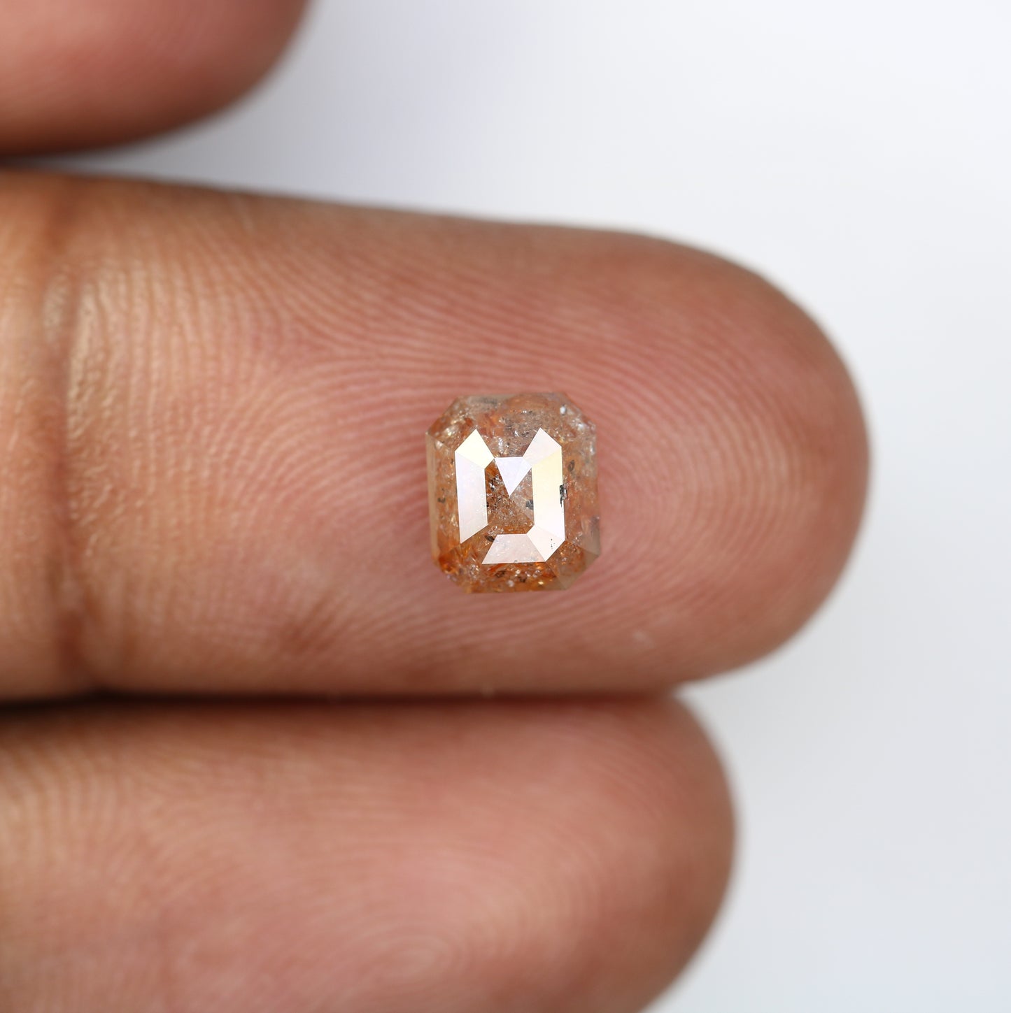 1.79 Carat Natural Loose Red Color Emerald Shaped Diamond For Wedding Ring - JayKrishna Diamond