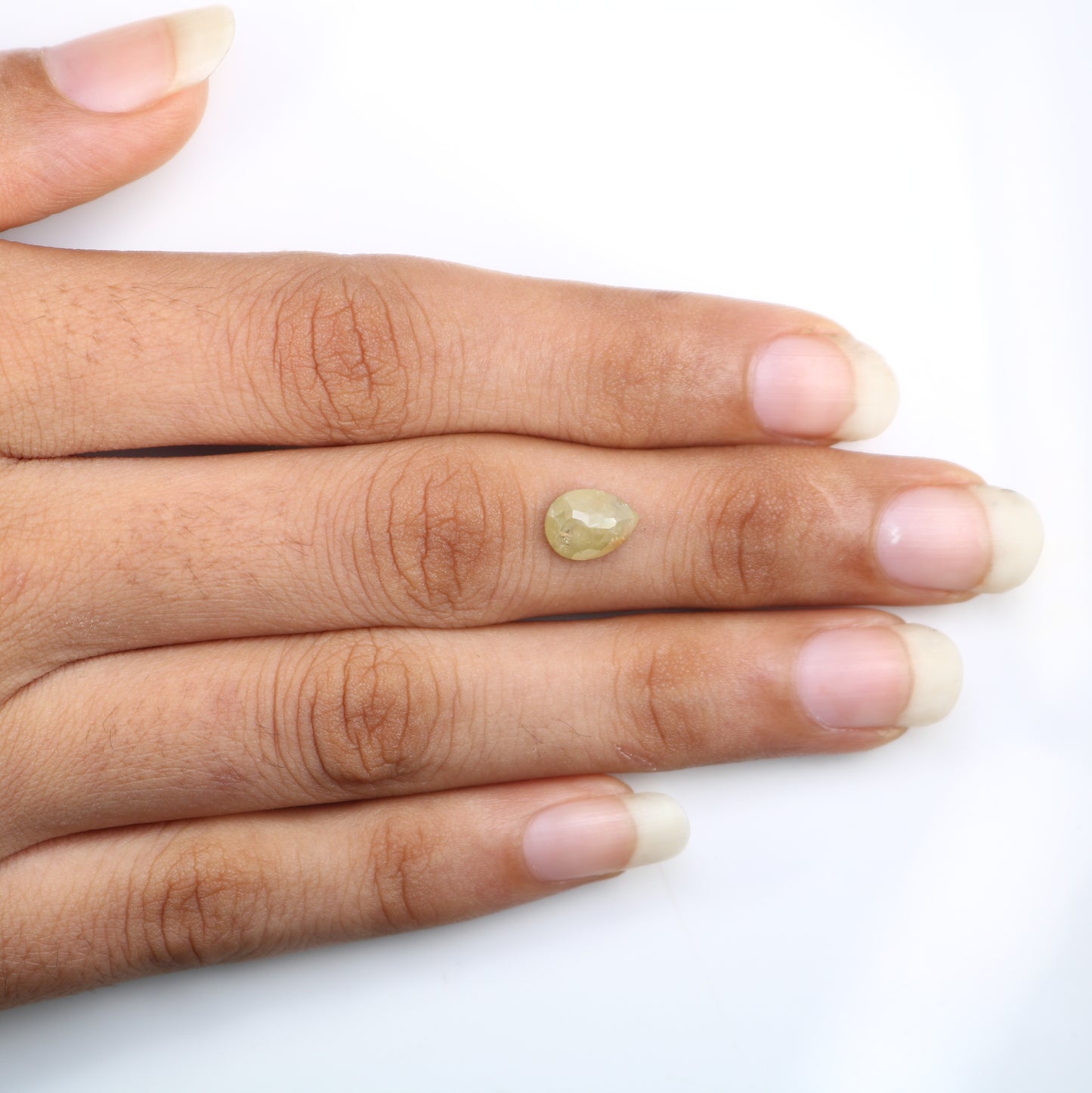 1.13 Carat Light Yellow Color Loose Fancy Pear Cut Diamond For Galaxy Ring - JayKrishna Diamond