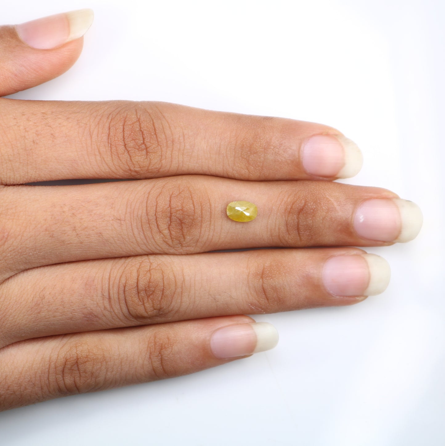 0.71 CT 6.50 MM Oval Shape Yellow Diamond For Wedding Ring - JayKrishna Diamond