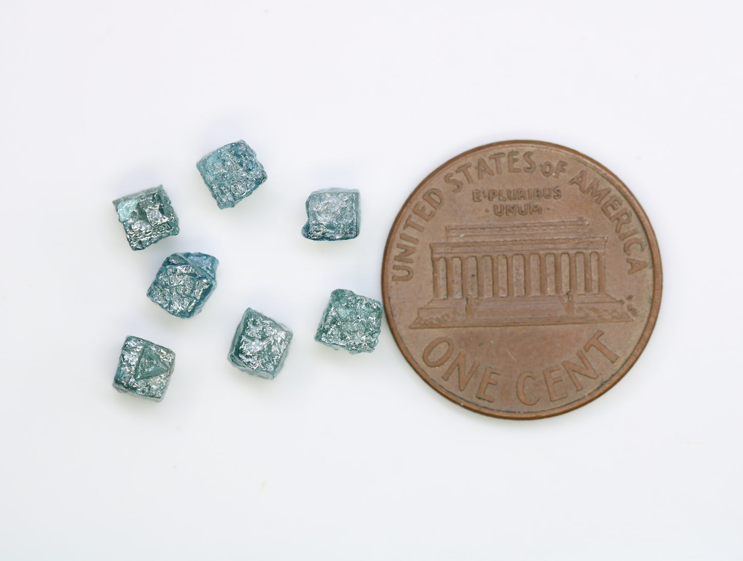 5.10 CT Blue Rough Uncut Raw Diamond For Engagement Ring - JayKrishna Diamond